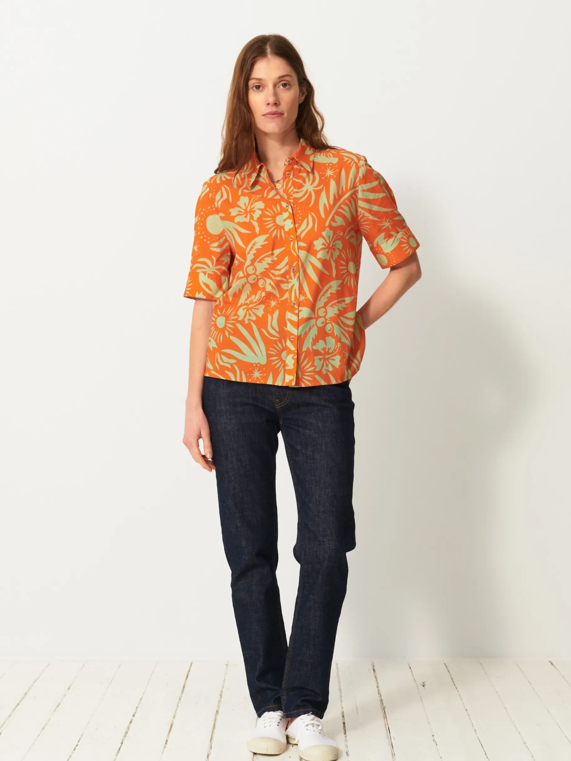 BENSIMON Tops & Chemises<Chemisier noemie ORANGE