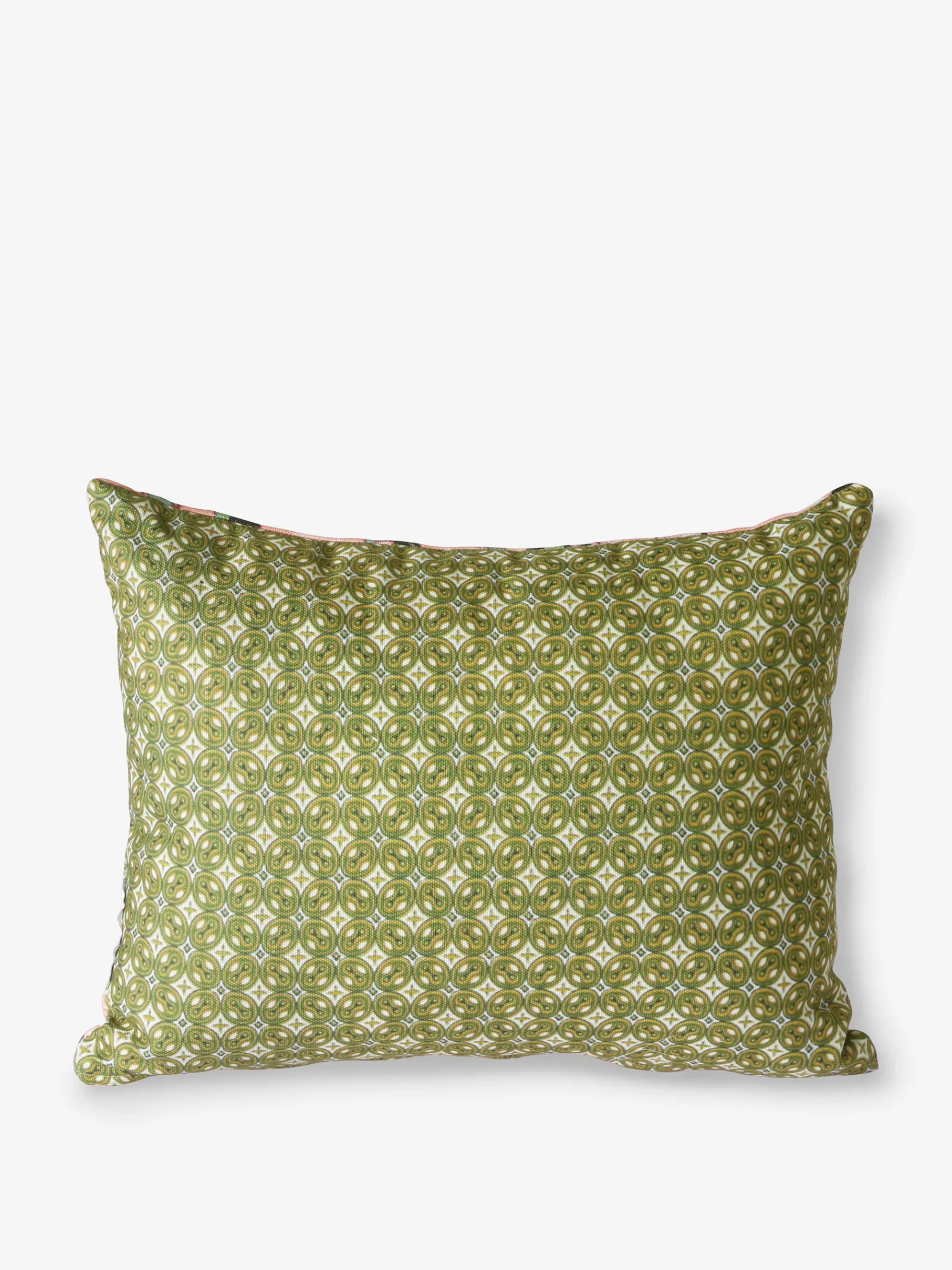 BENSIMON Coussins|Coussins<Coussin biface retro 30x40cm - hk living VERT/ROSE