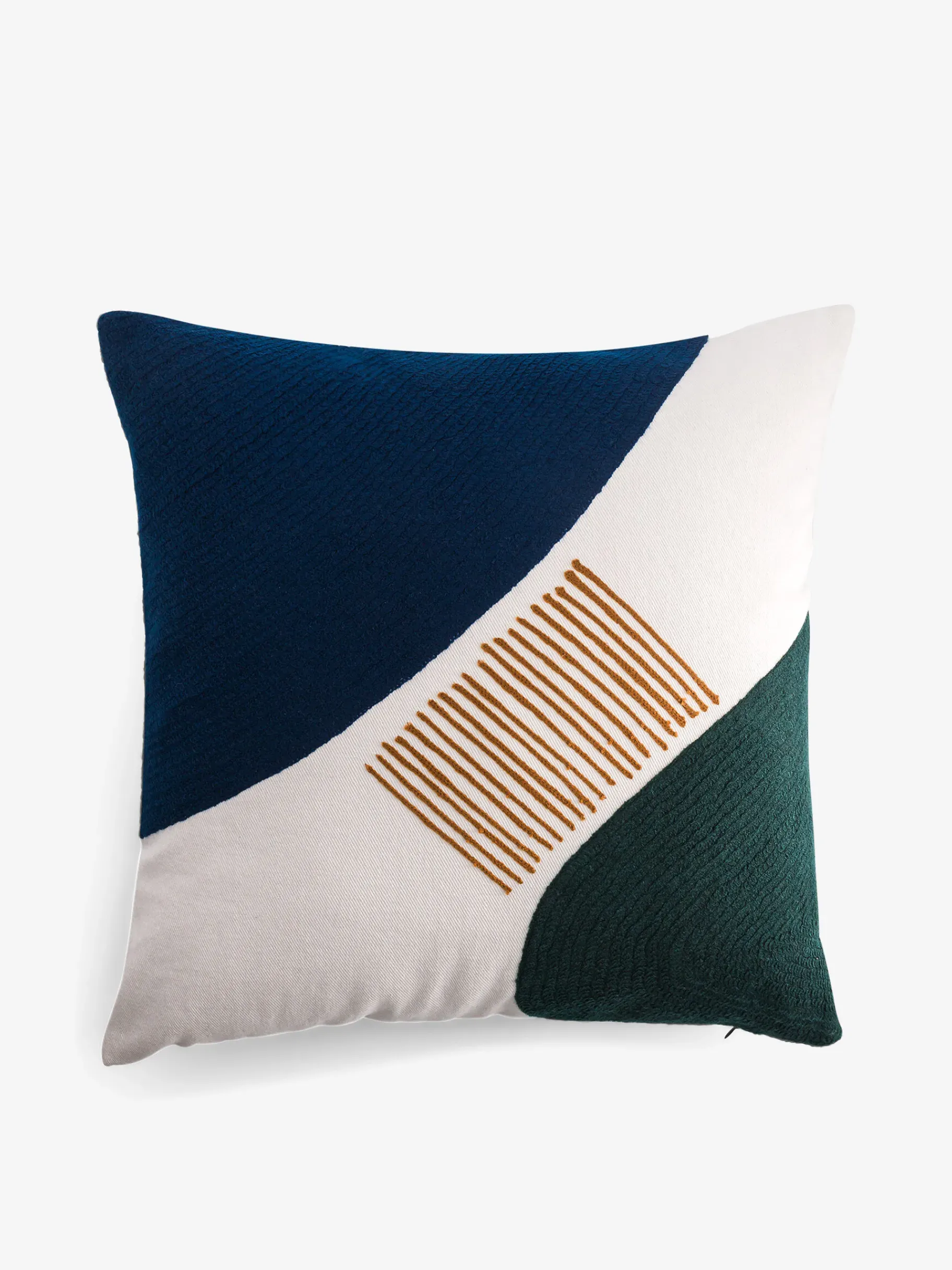 BENSIMON Coussins|Coussins<Coussin brode bicolore 45x45 MARINE