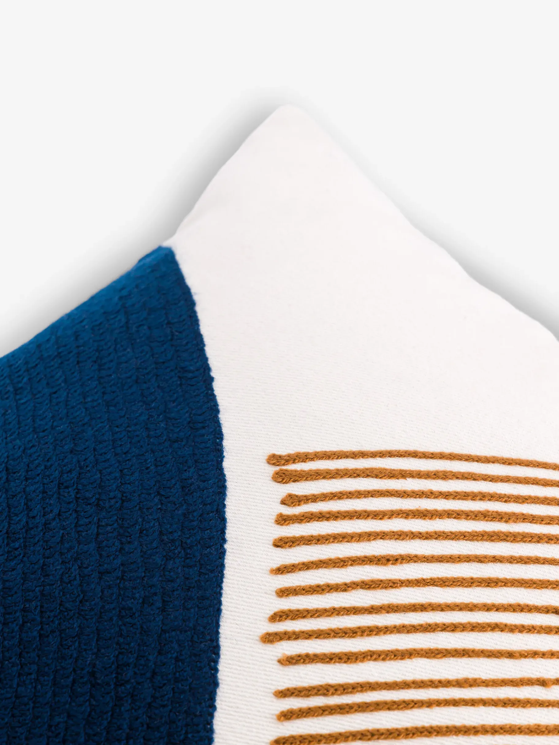 BENSIMON Coussins|Coussins<Coussin brode bicolore 45x45 MARINE