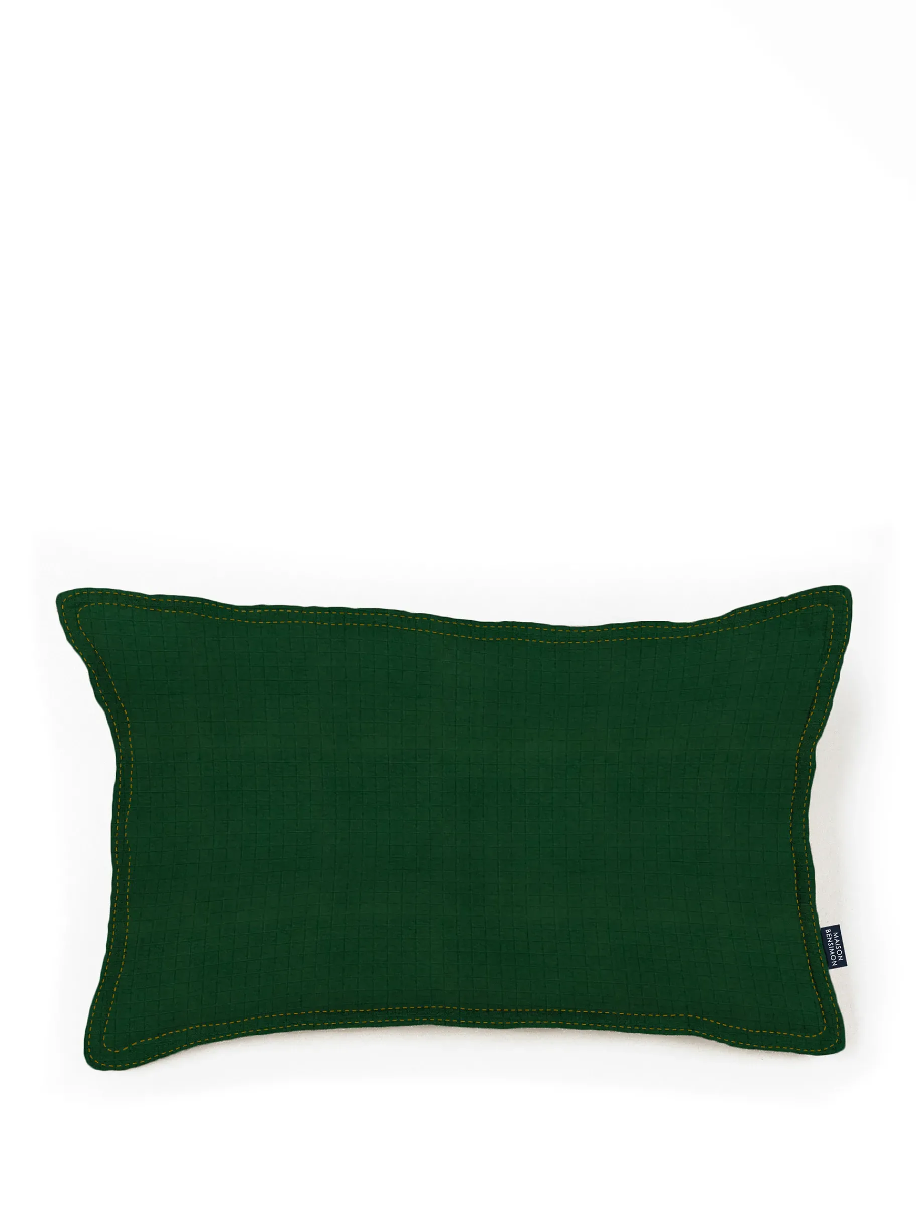 BENSIMON Coussins|Coussins<Coussin checks mini 30x50 vert FORET