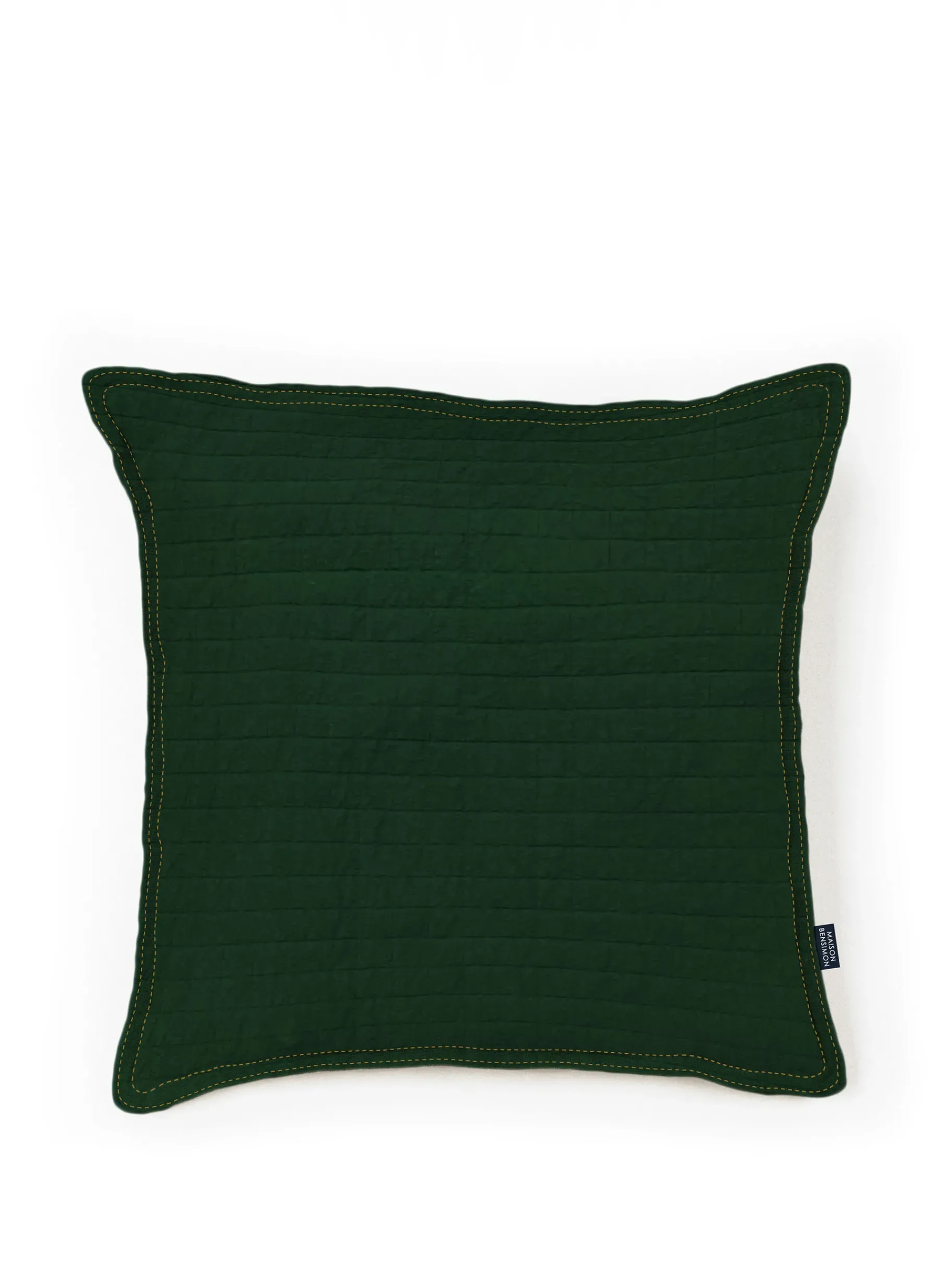 BENSIMON Coussins|Coussins<Coussin checks 45x45 vert FORET