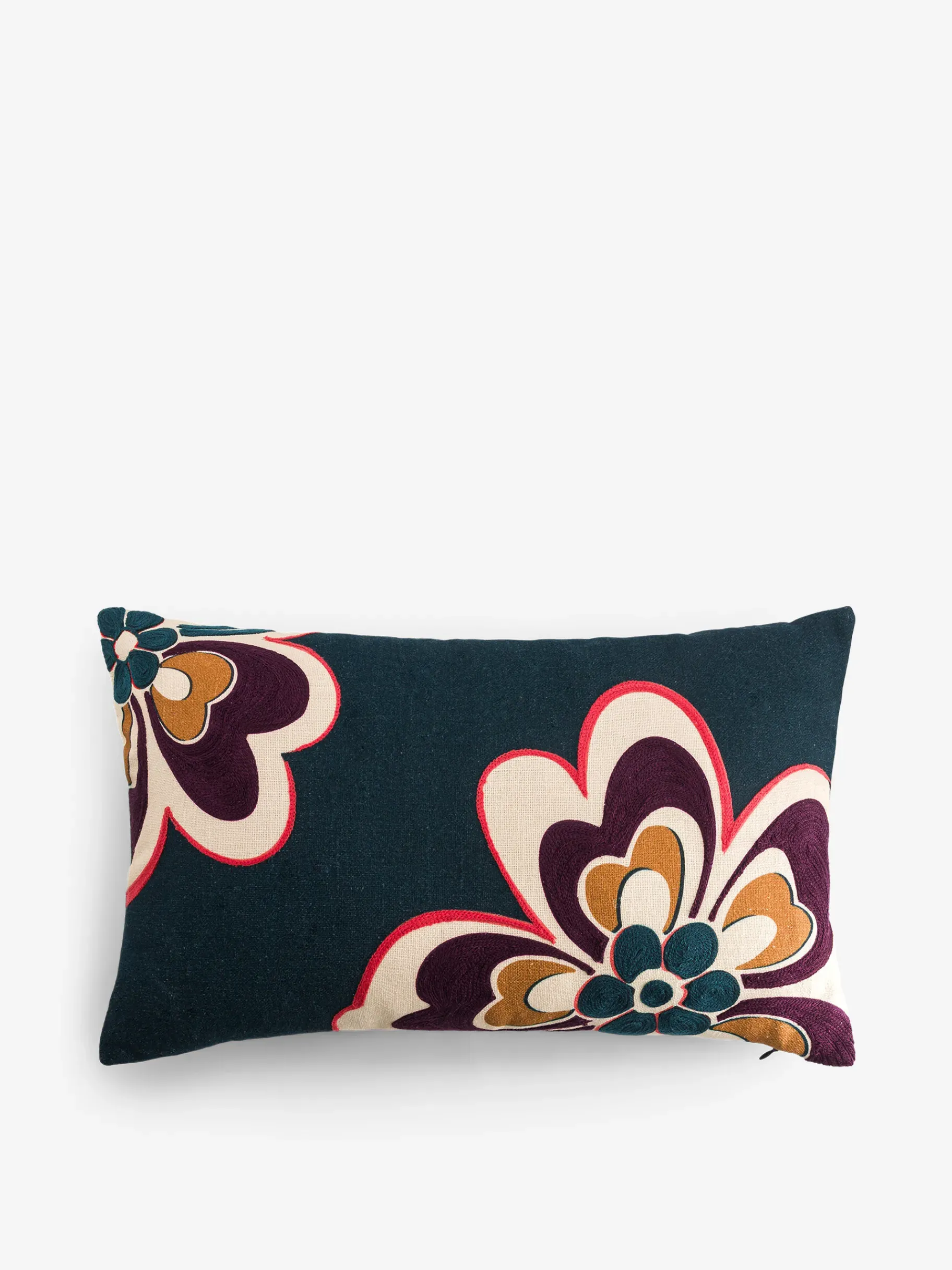 BENSIMON Coussins|Coussins<Coussin flower 30x50 petrole BLEU PETROLE