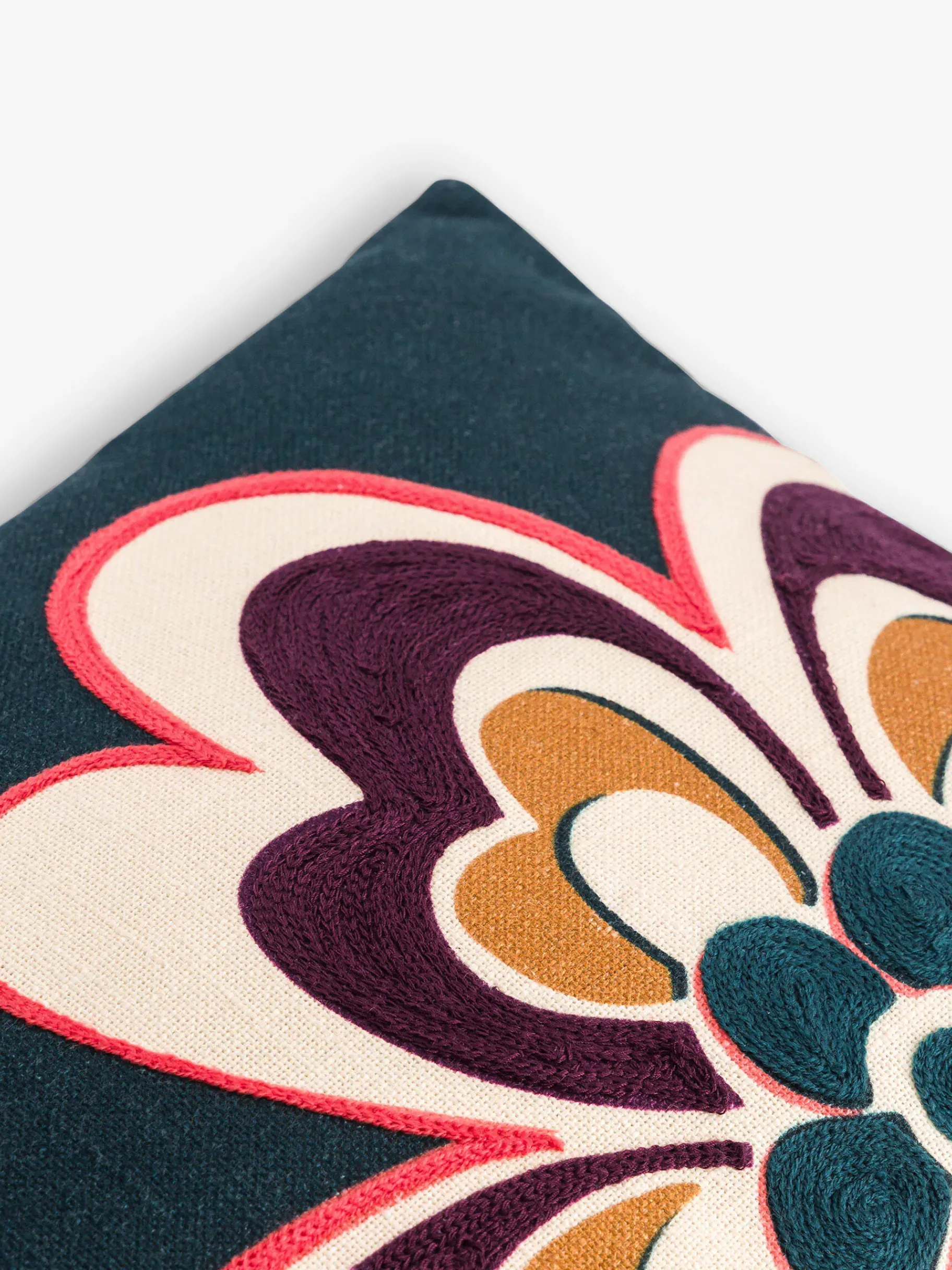 BENSIMON Coussins|Coussins<Coussin flower 30x50 petrole BLEU PETROLE