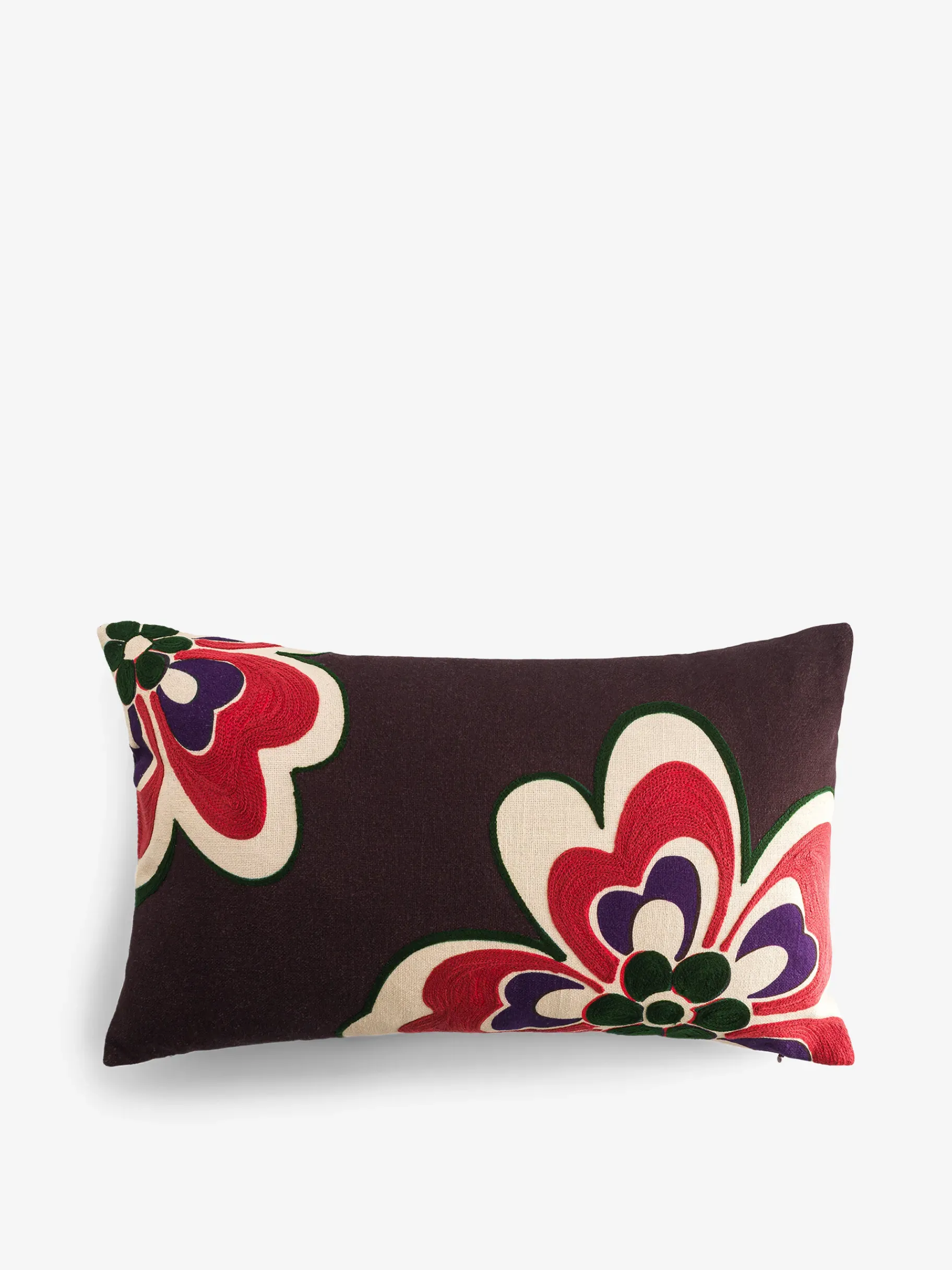 BENSIMON Coussins|Coussins<Coussin flower 30x50 PRUNE