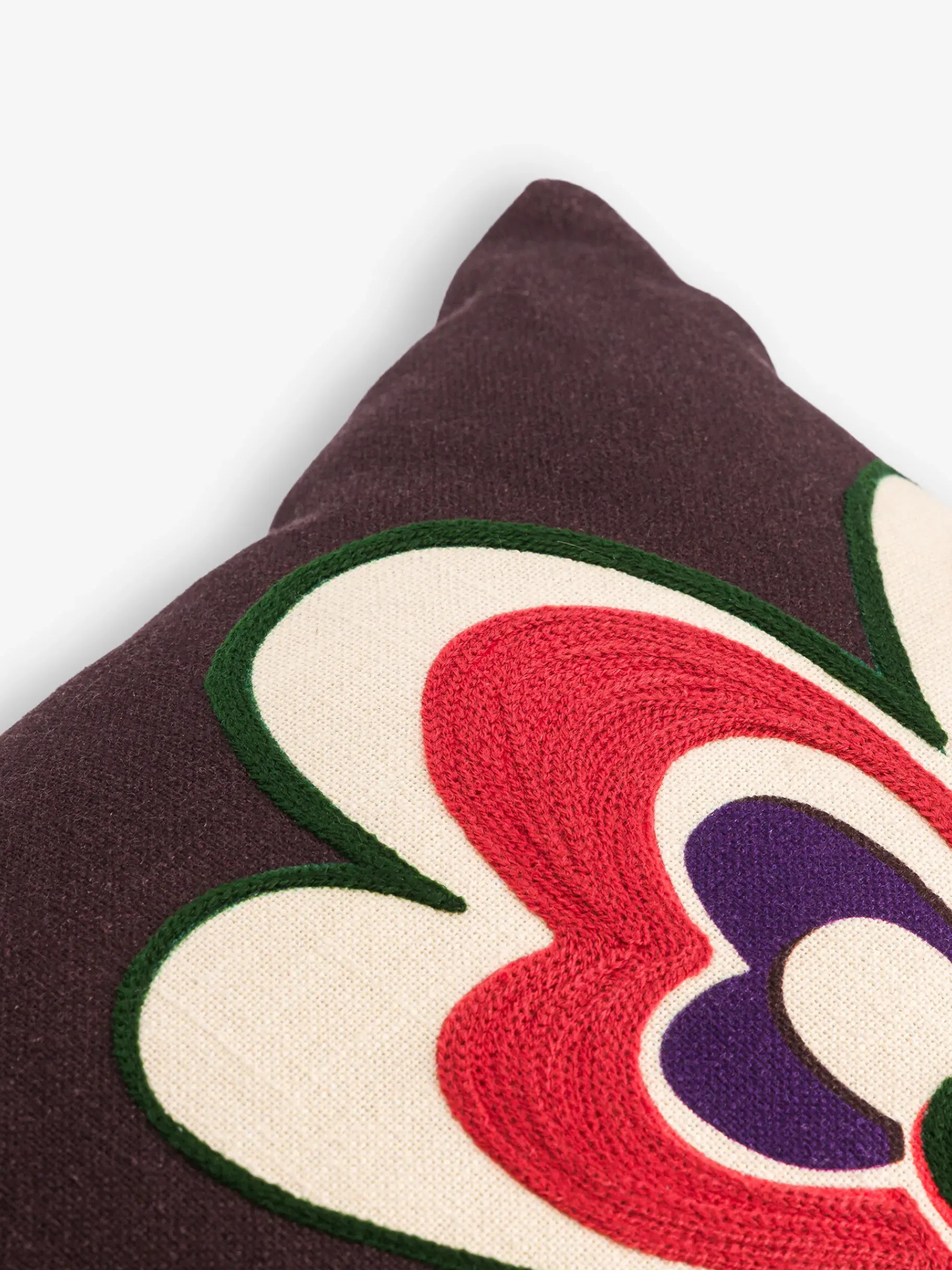 BENSIMON Coussins|Coussins<Coussin flower 30x50 PRUNE