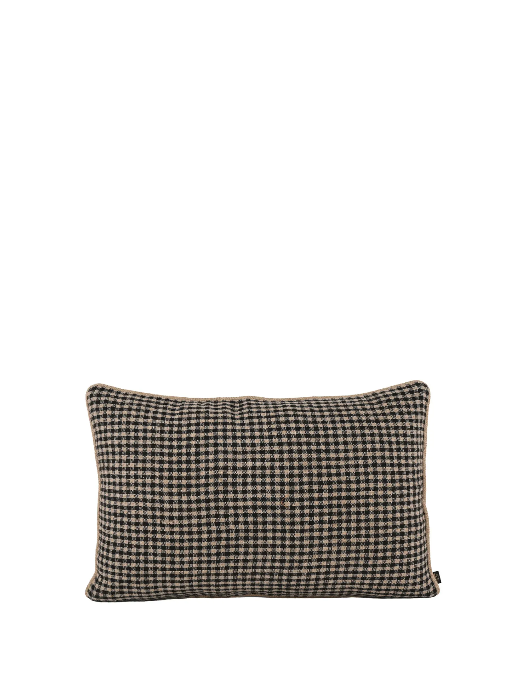BENSIMON Coussins|Coussins<Coussin lin ligne bleu gris 40x60cm - ha... CHARLOTTE