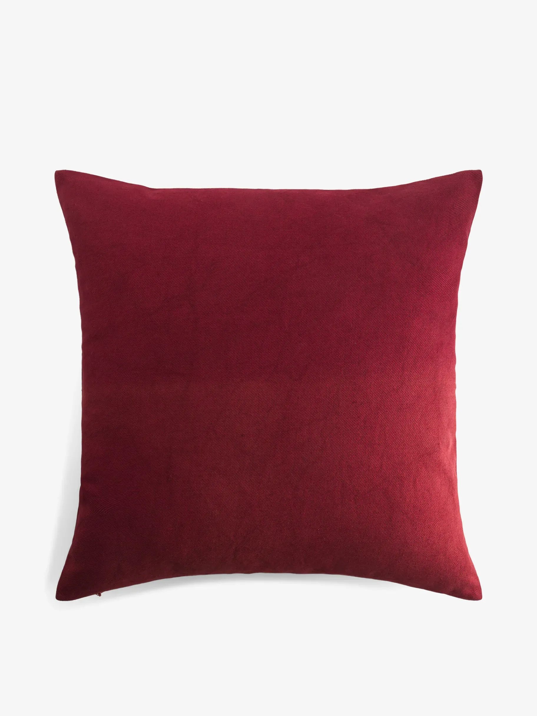 BENSIMON Coussins|Coussins<Coussin uni coton flamme 45x45 PRUNE