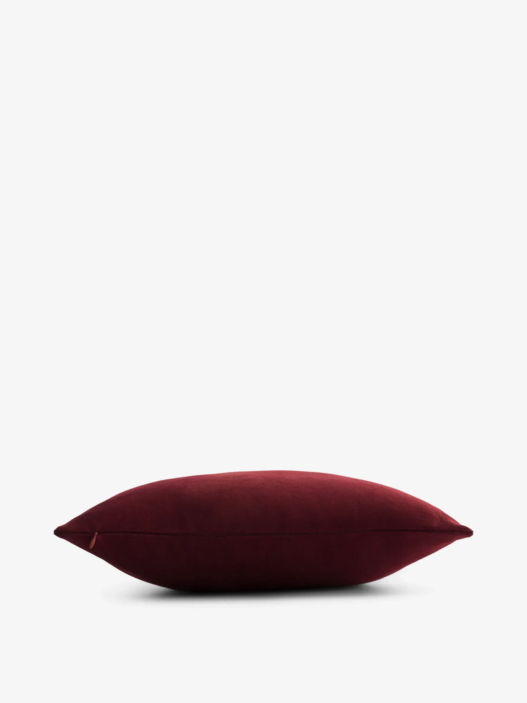 BENSIMON Coussins|Coussins<Coussin uni coton flamme 45x45 PRUNE