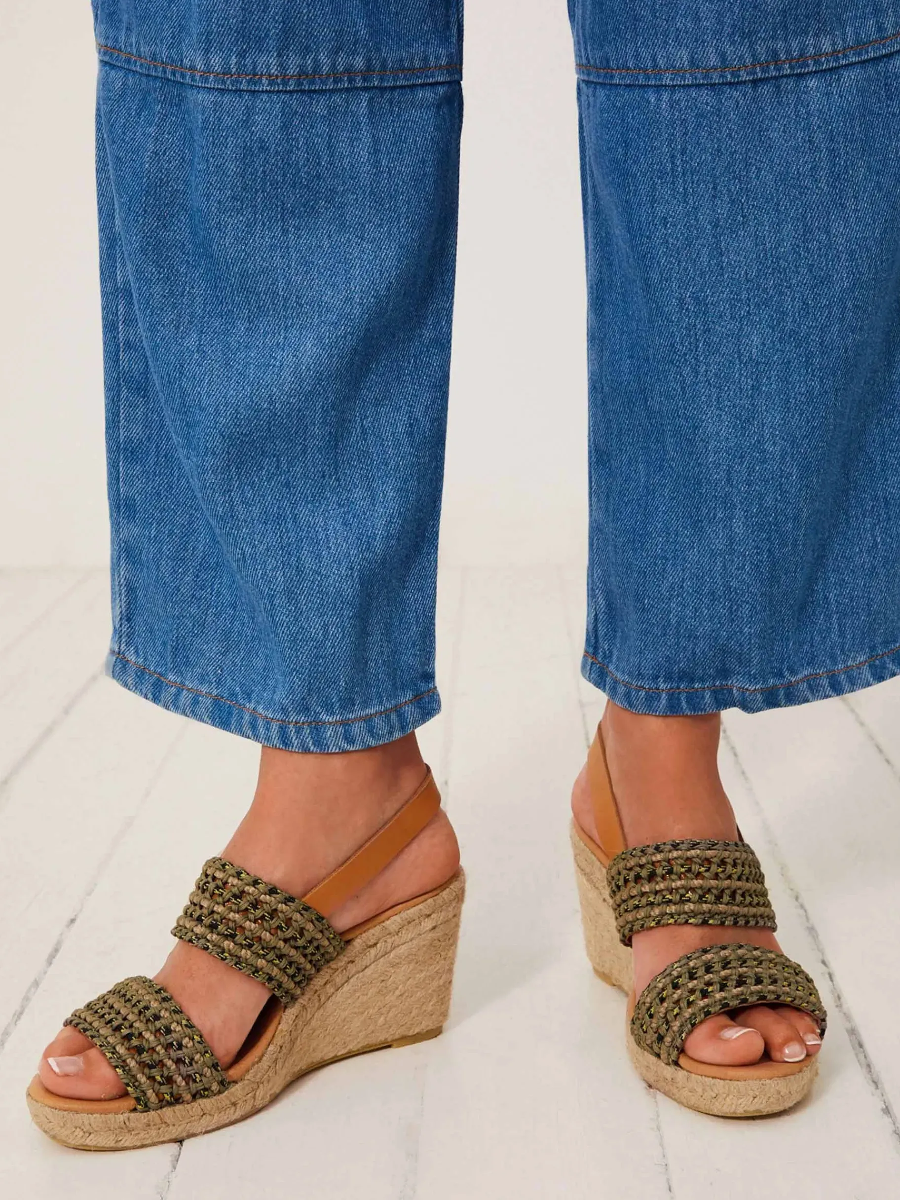 BENSIMON Chaussures<Espadrille compensee KAKI