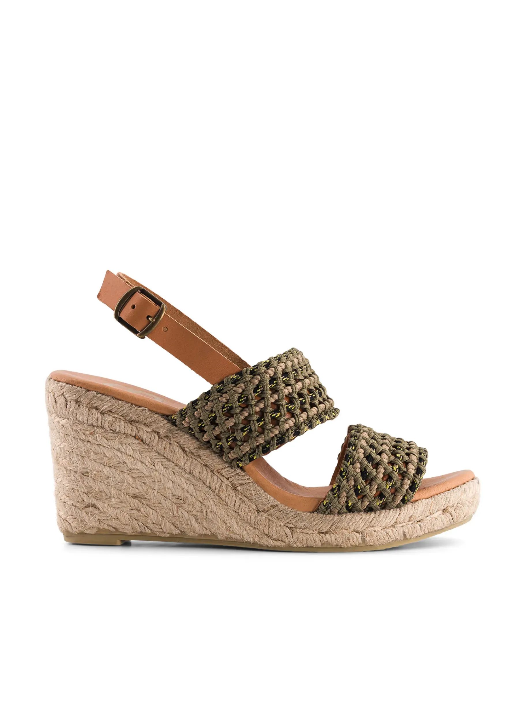 BENSIMON Chaussures<Espadrille compensee KAKI