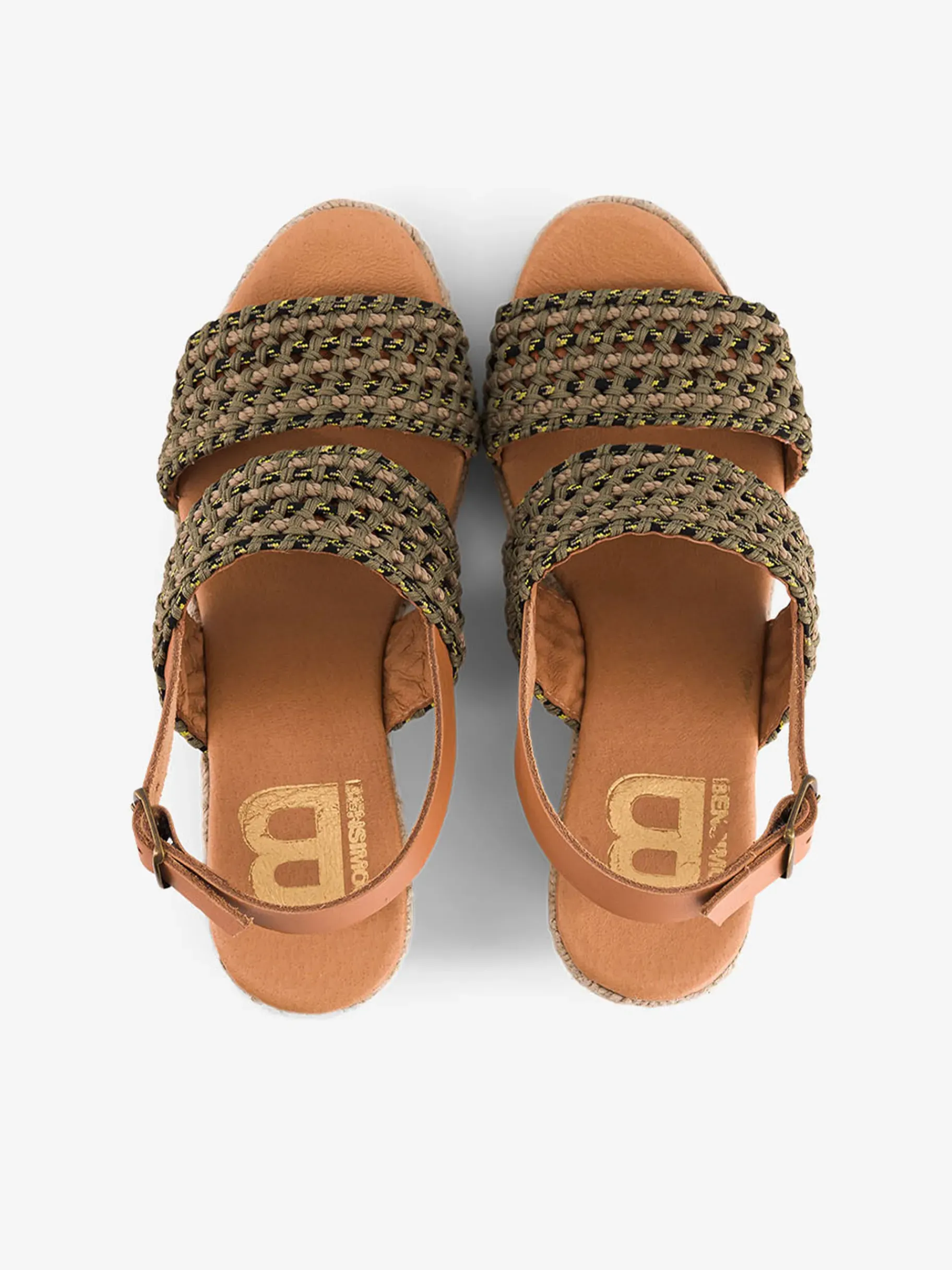 BENSIMON Chaussures<Espadrille compensee KAKI