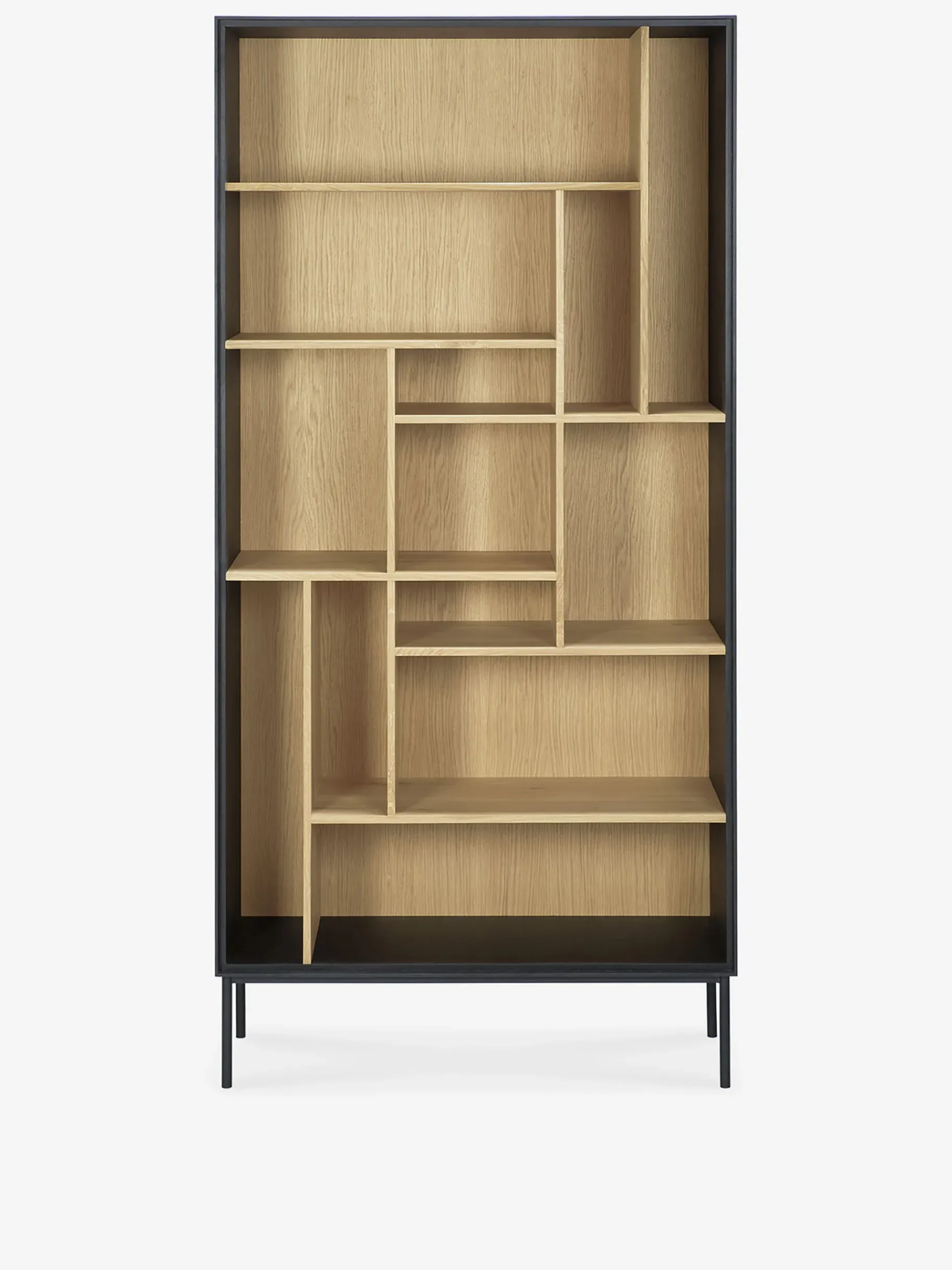 BENSIMON Rangement<Etagere blackbird chene massif 100x37x207 cm - ethnicraft #ffffff