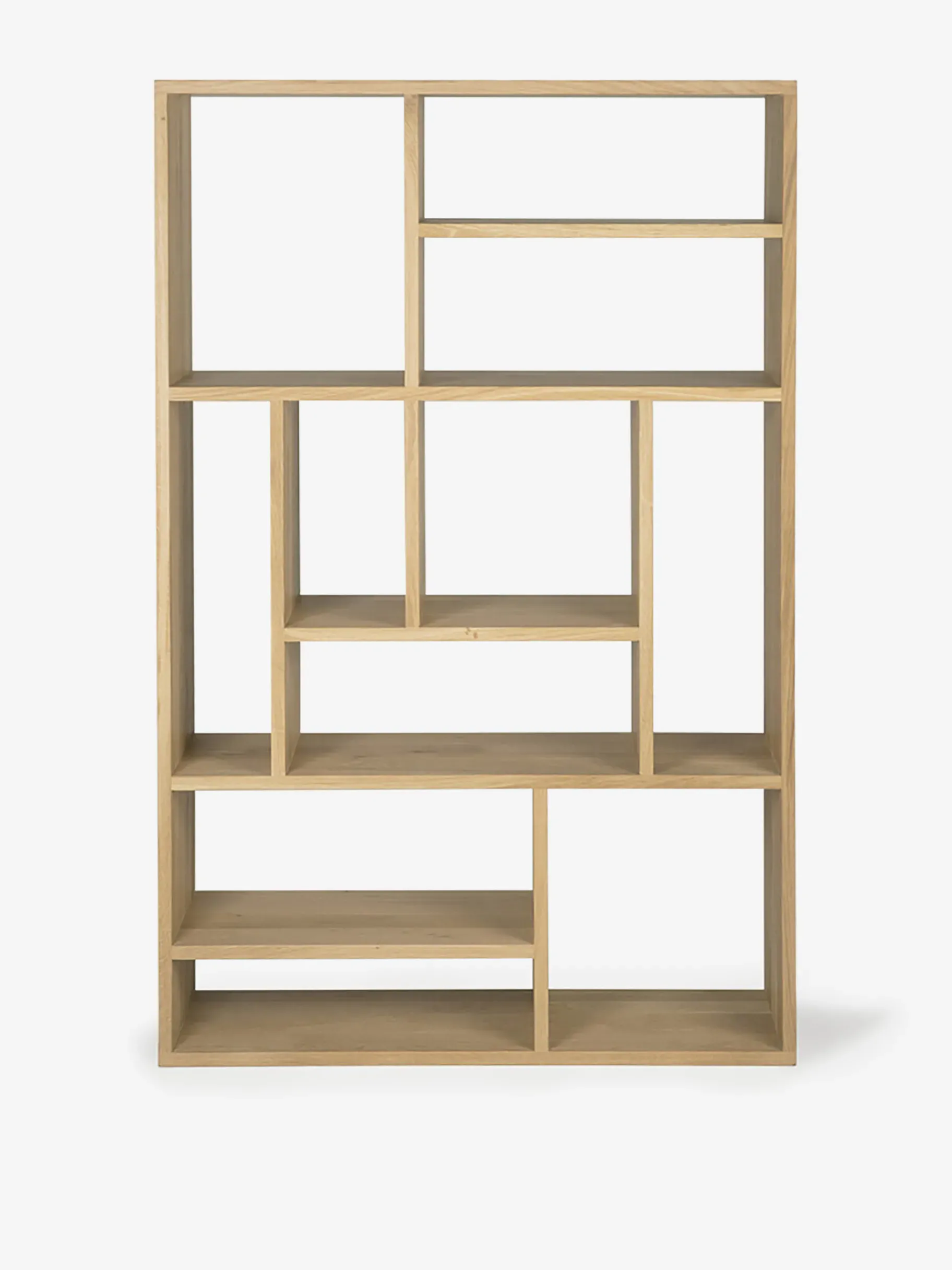 BENSIMON Rangement<Etagere m rack small chene massif 90x30x139 cm - ethnicraft CHENE CLAIR