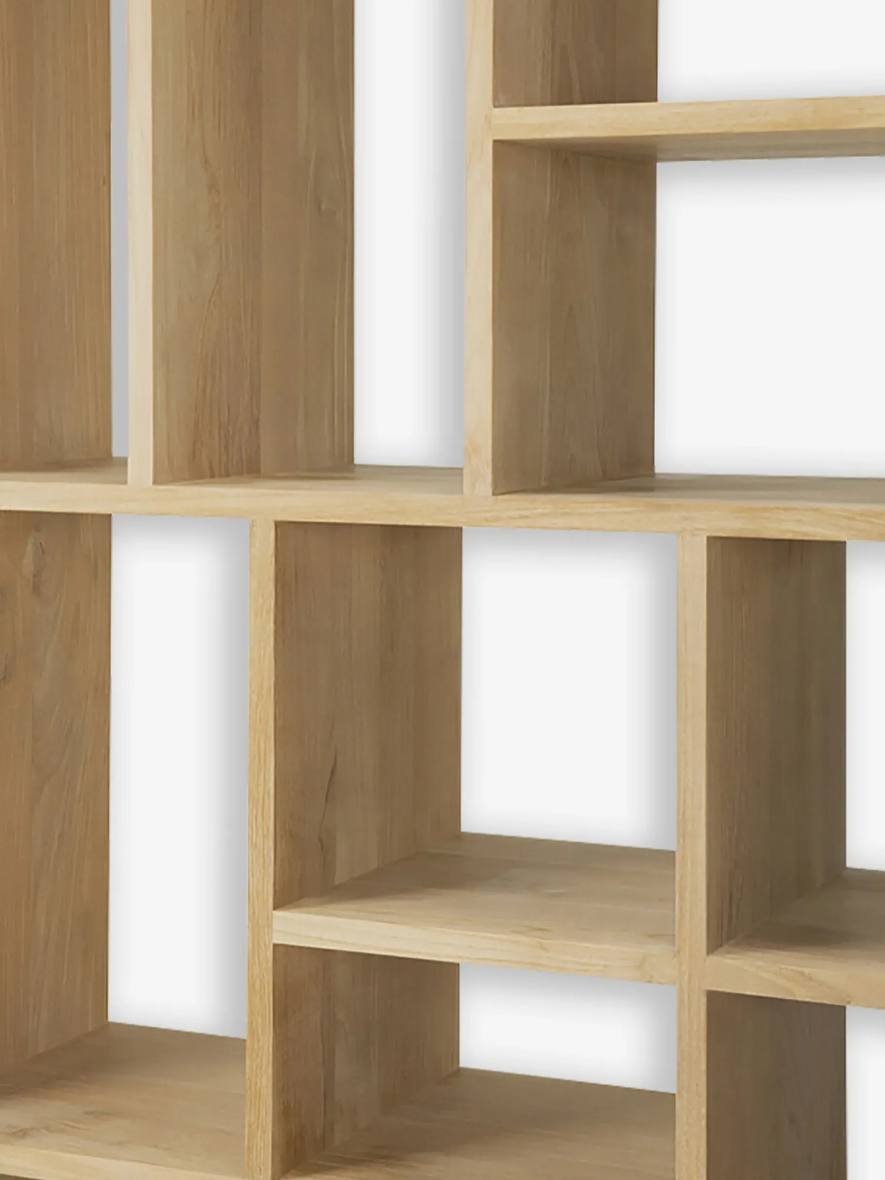 BENSIMON Rangement<Etagere m rack small chene massif 90x30x139 cm - ethnicraft CHENE CLAIR