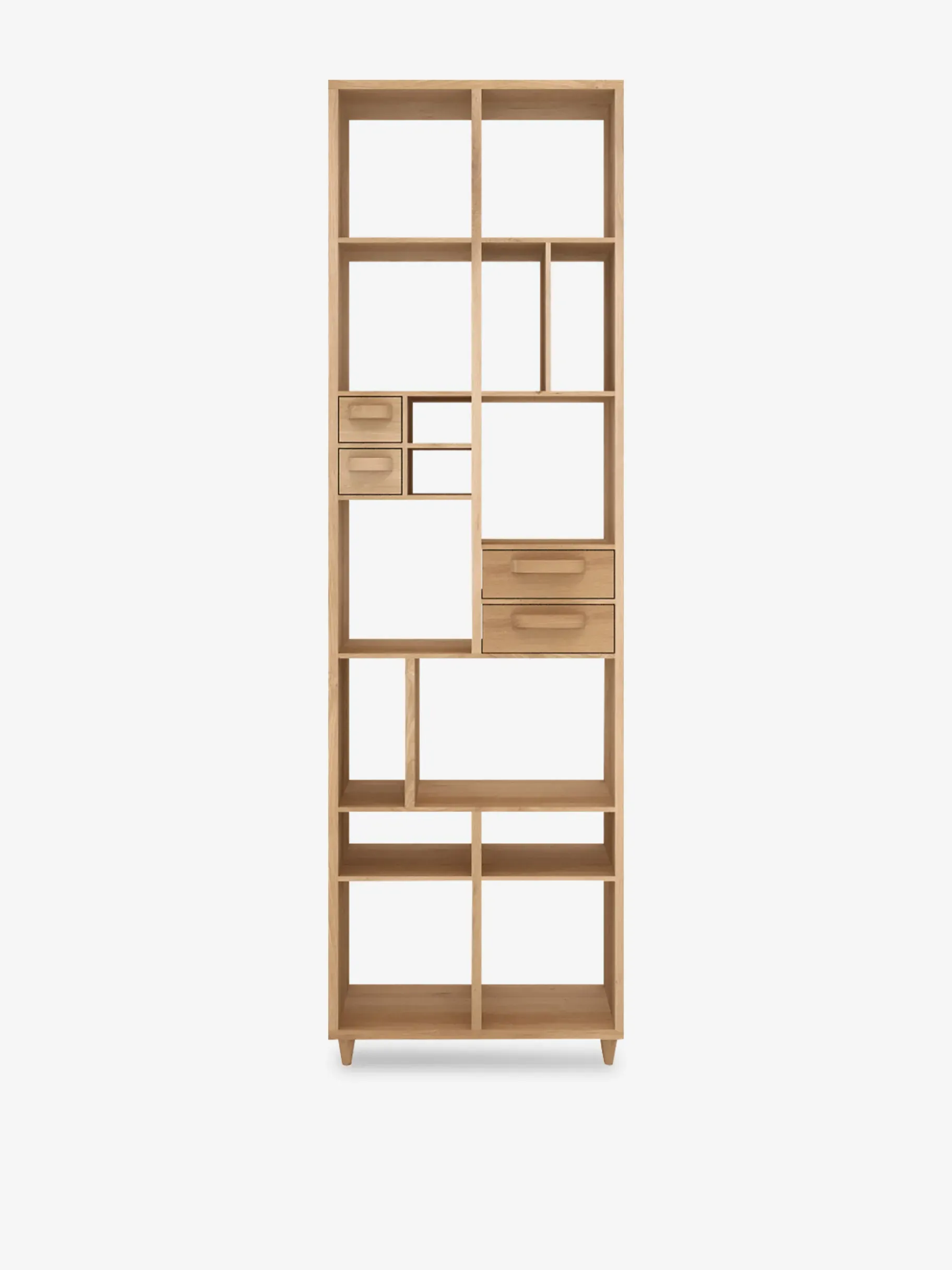 BENSIMON Rangement<Etagere pirouette 4 tiroirs chene massif - ethnicraft CHENE CLAIR