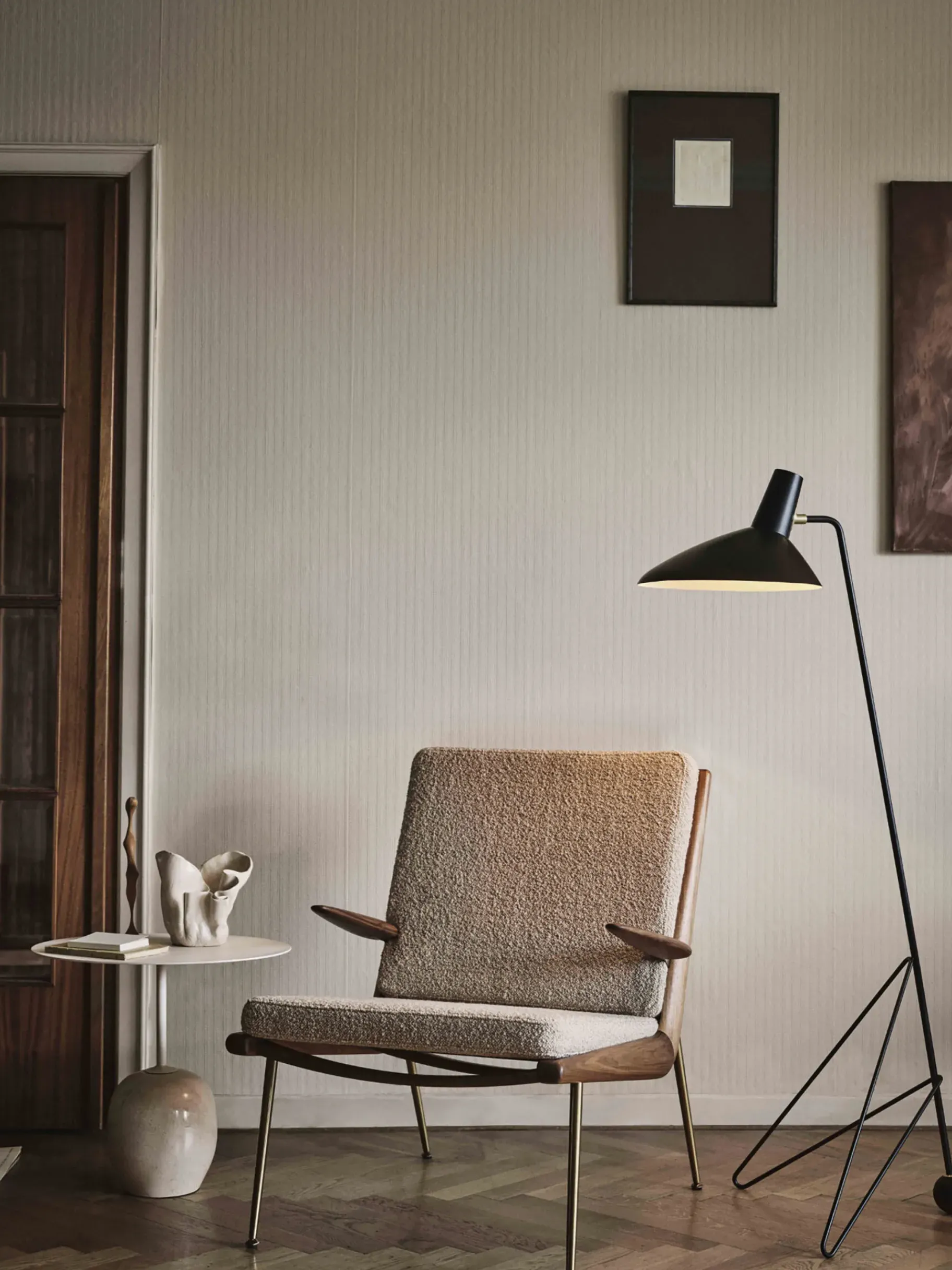 BENSIMON Fauteuils & Canapés<Fauteuil boomerang hm2 chene - &tradition BEIGE