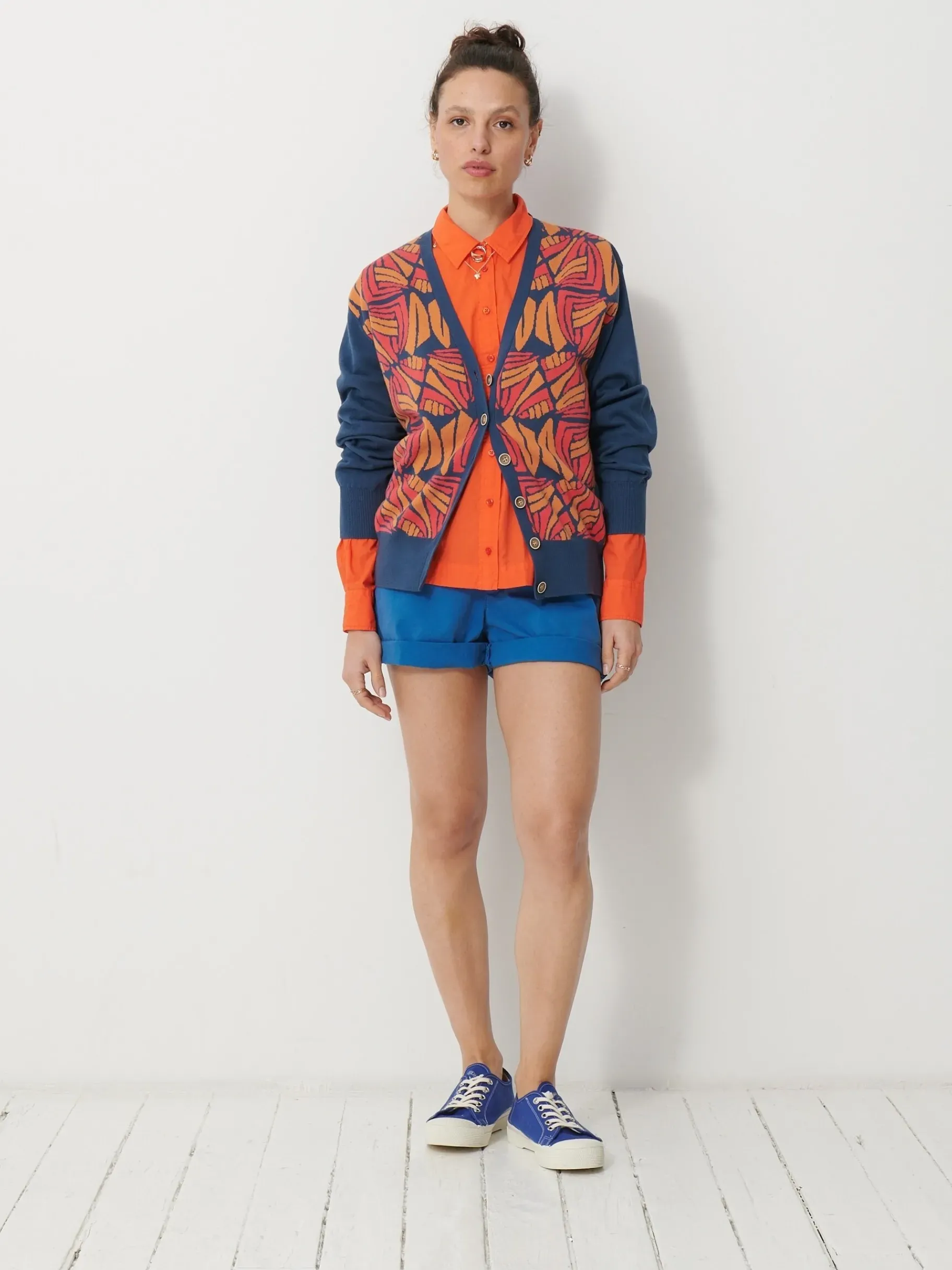 BENSIMON Pulls, Sweats & Gilets<Gilet anatolin FLAMINGO