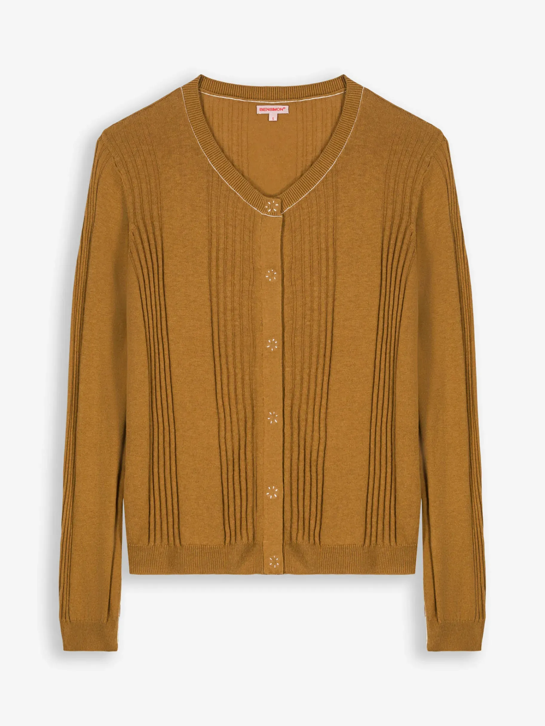 BENSIMON Pulls, Sweats & Gilets<Gilet jamie BRONZE