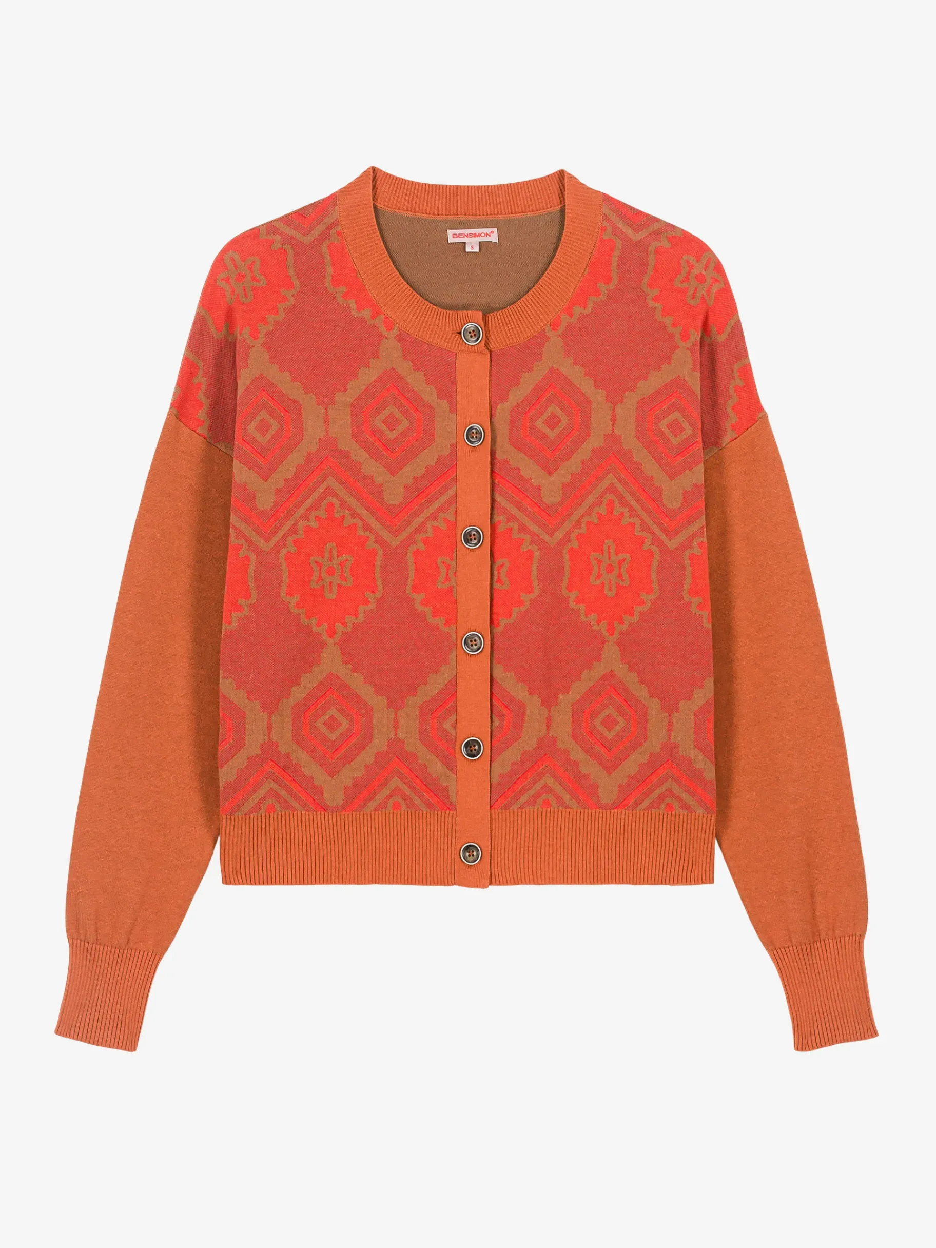 BENSIMON Pulls, Sweats & Gilets<Gilet jill TERRACOTTA