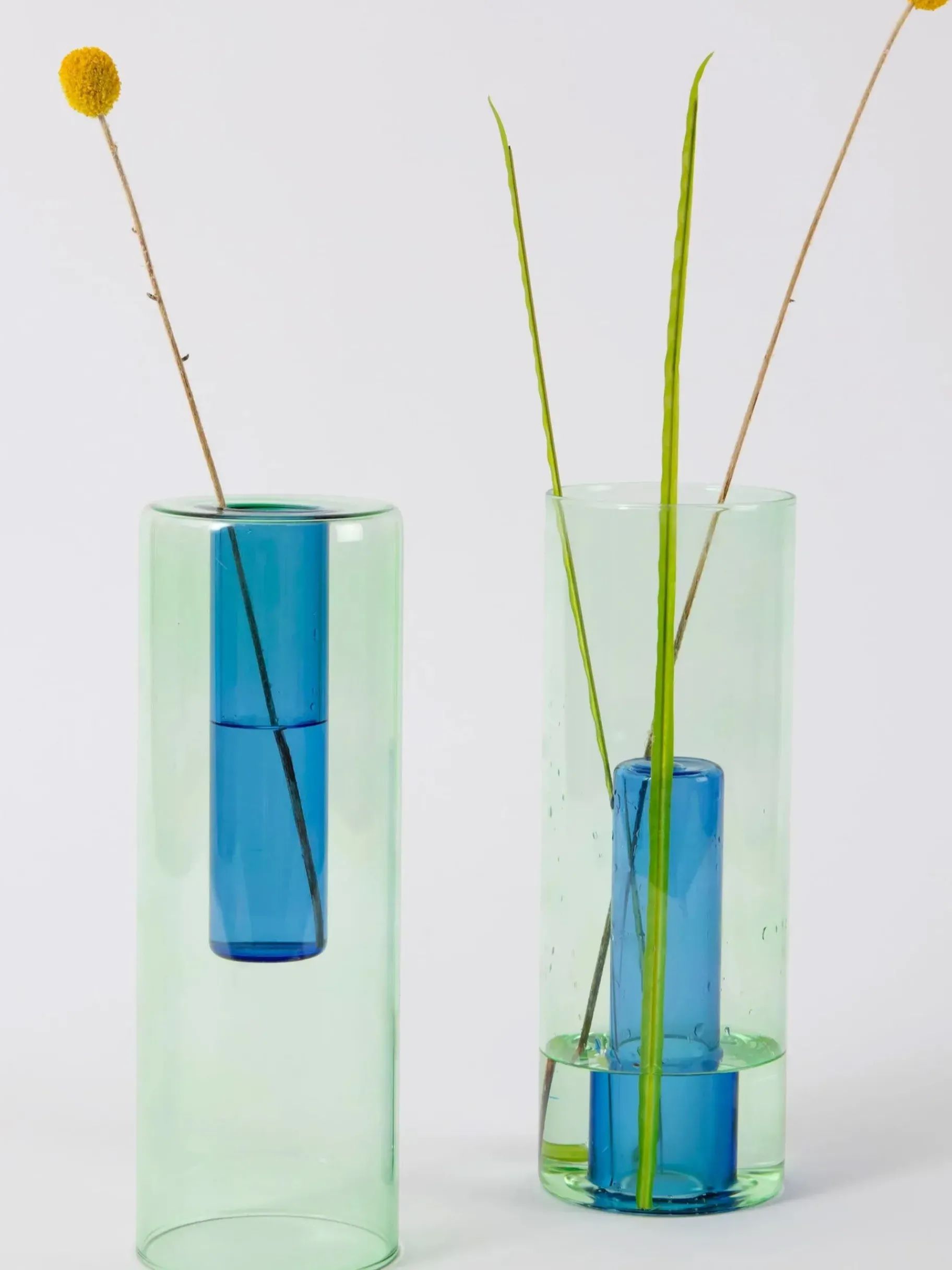 BENSIMON Vases<Grand vase reversible /bleu - block ... VERT