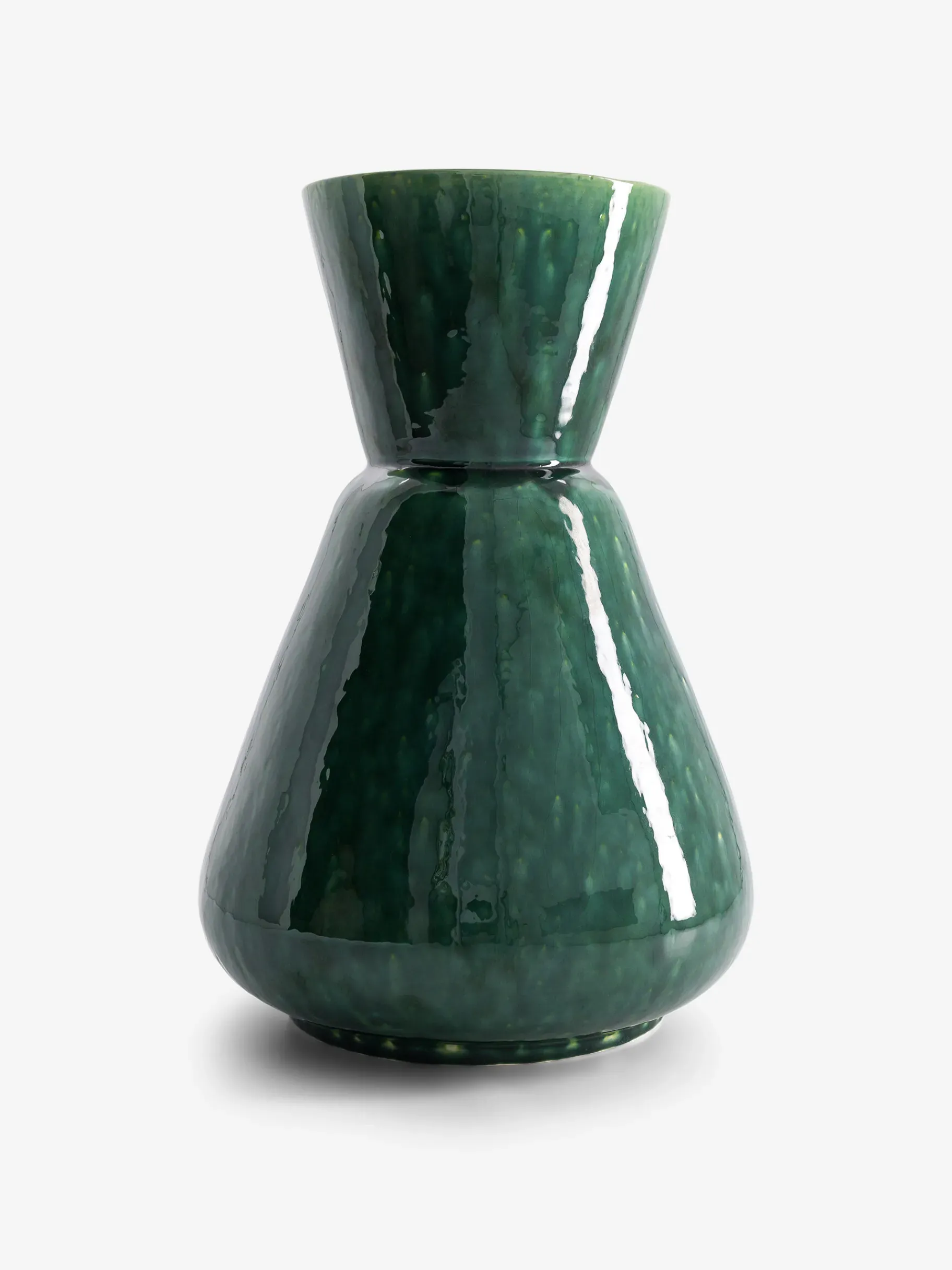 BENSIMON Vases<Grand vase a effet 21x34.5 cm VERT