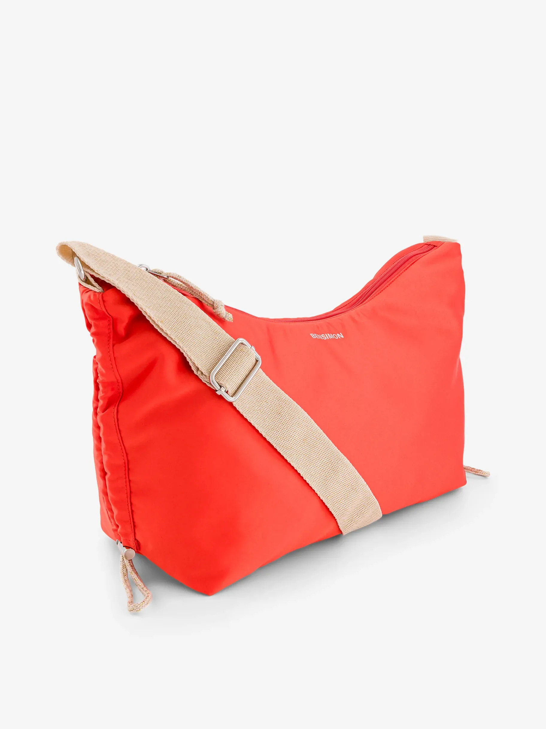 BENSIMON Sacs Porté Épaule<Half moon bag niagara MANDARINE