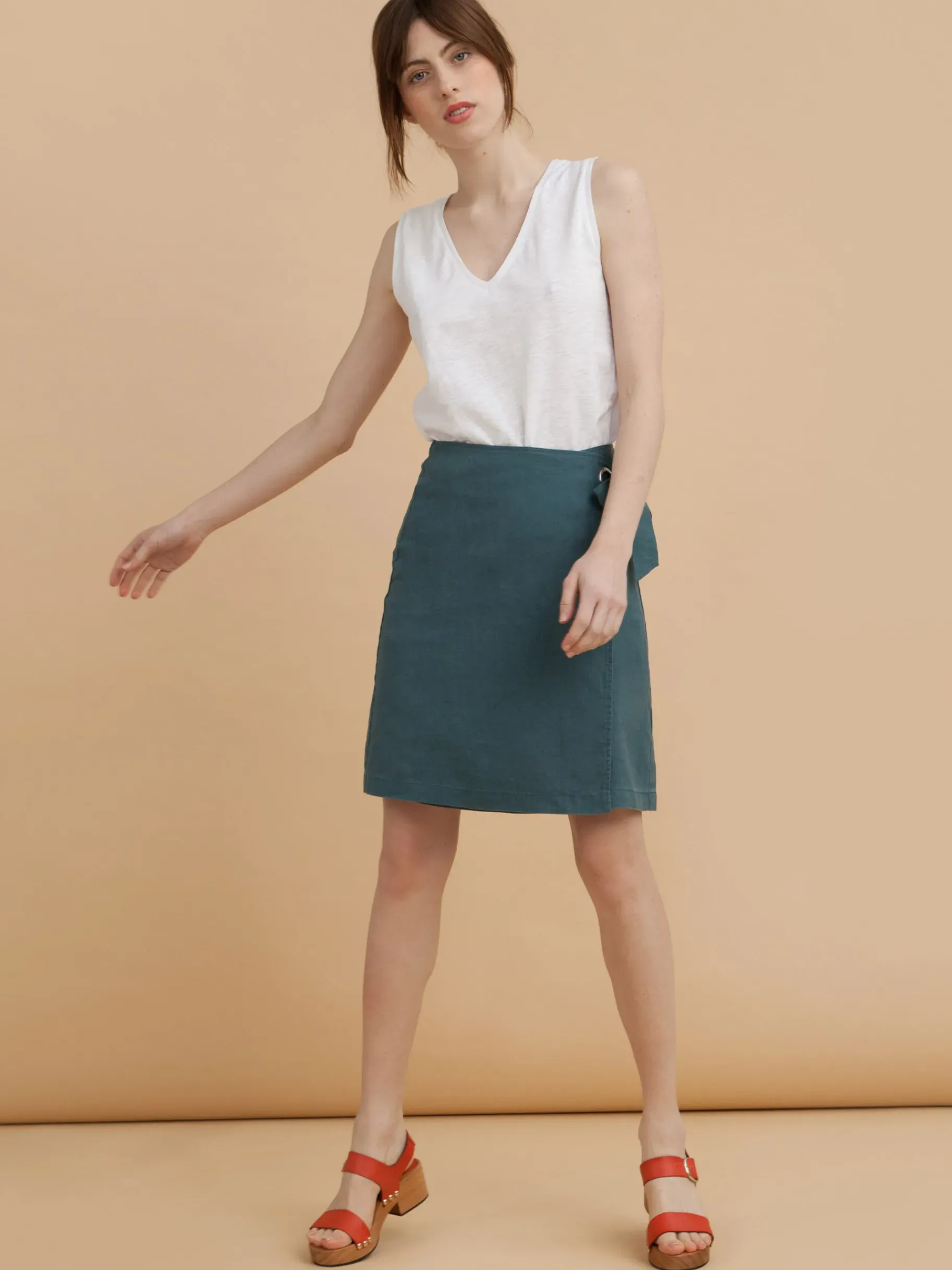 BENSIMON Jupes & Shorts<Jupe brune PAON