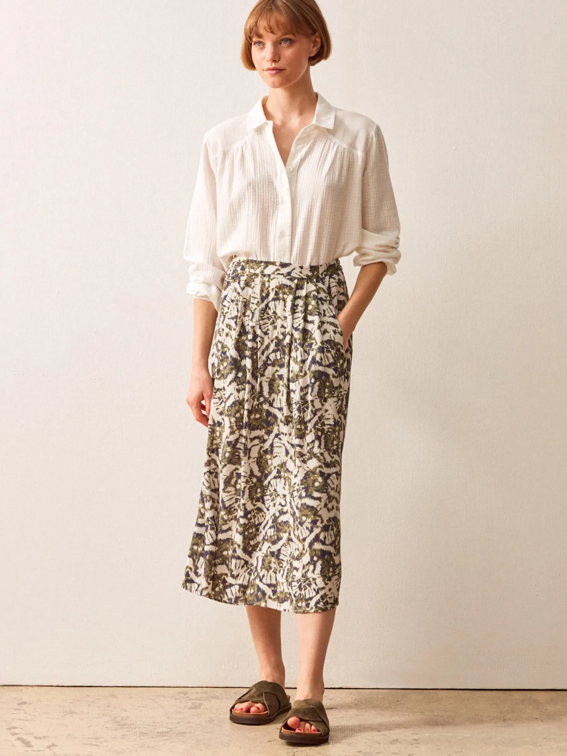 BENSIMON Jupes & Shorts<Jupe gangster CAMO D'ETE