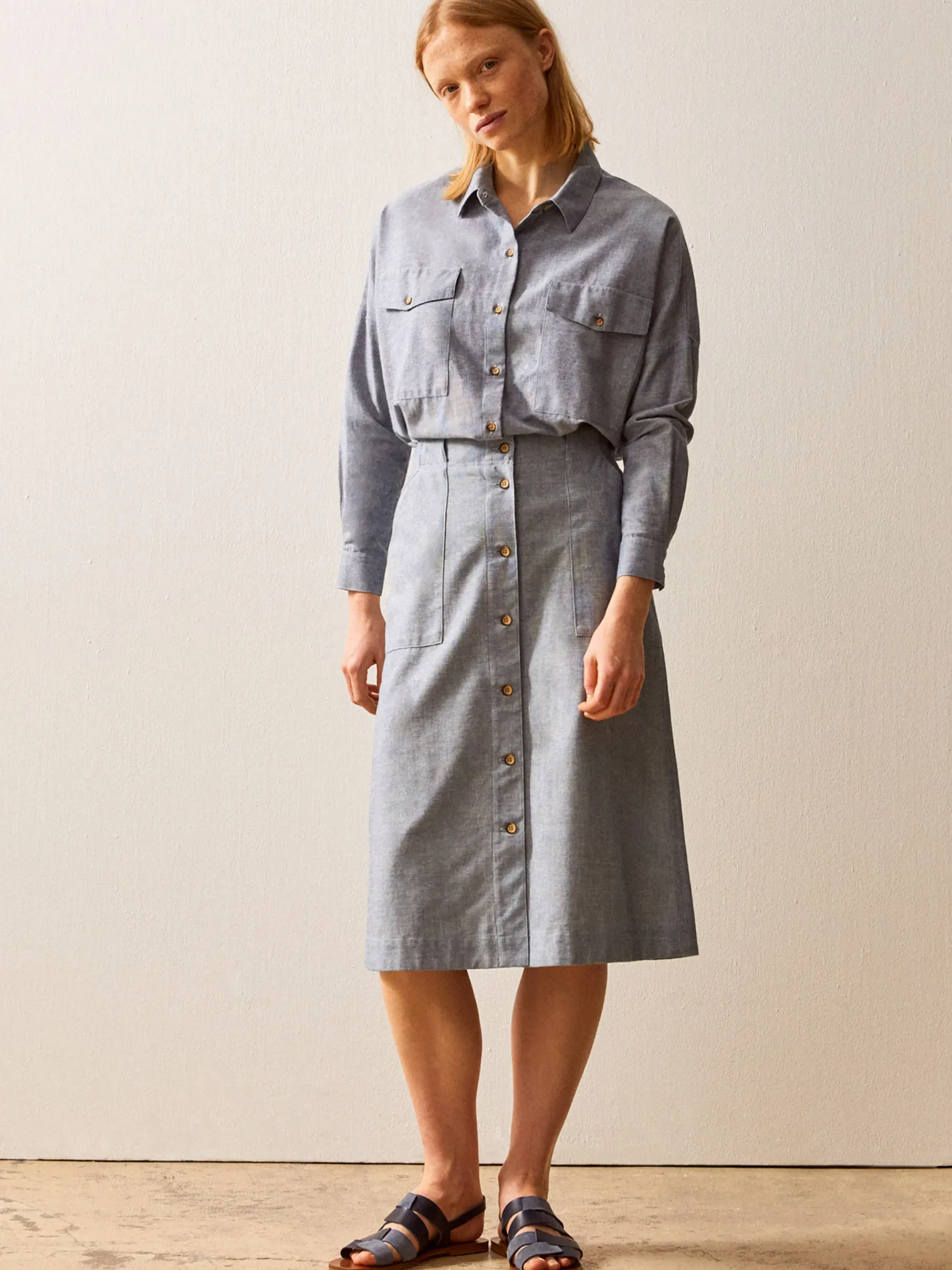 BENSIMON Jupes & Shorts<Jupe hela CHAMBRAY