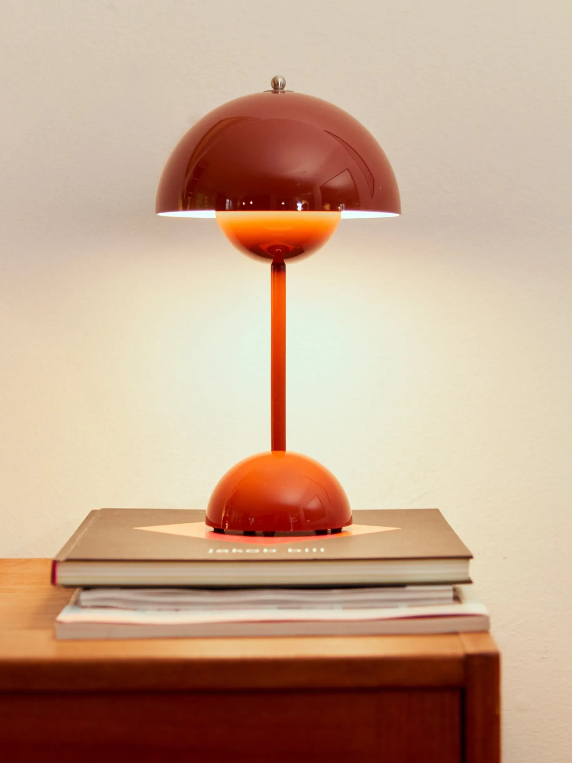 BENSIMON Lampes À Poser<Lampe de table sans fil rechargeable flowerpot vp9 rouge vermillon - &tradition EBENE