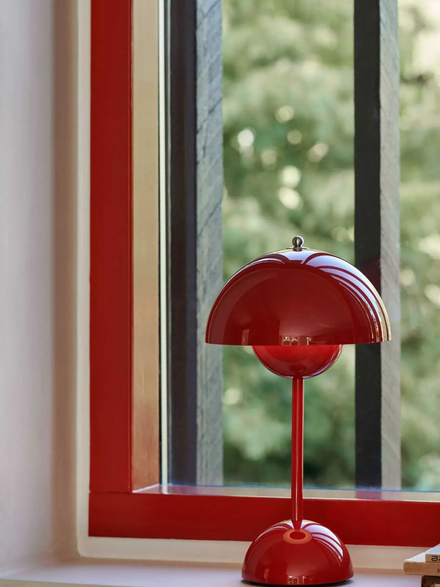 BENSIMON Lampes À Poser<Lampe de table sans fil rechargeable flowerpot vp9 rouge vermillon - &tradition EBENE
