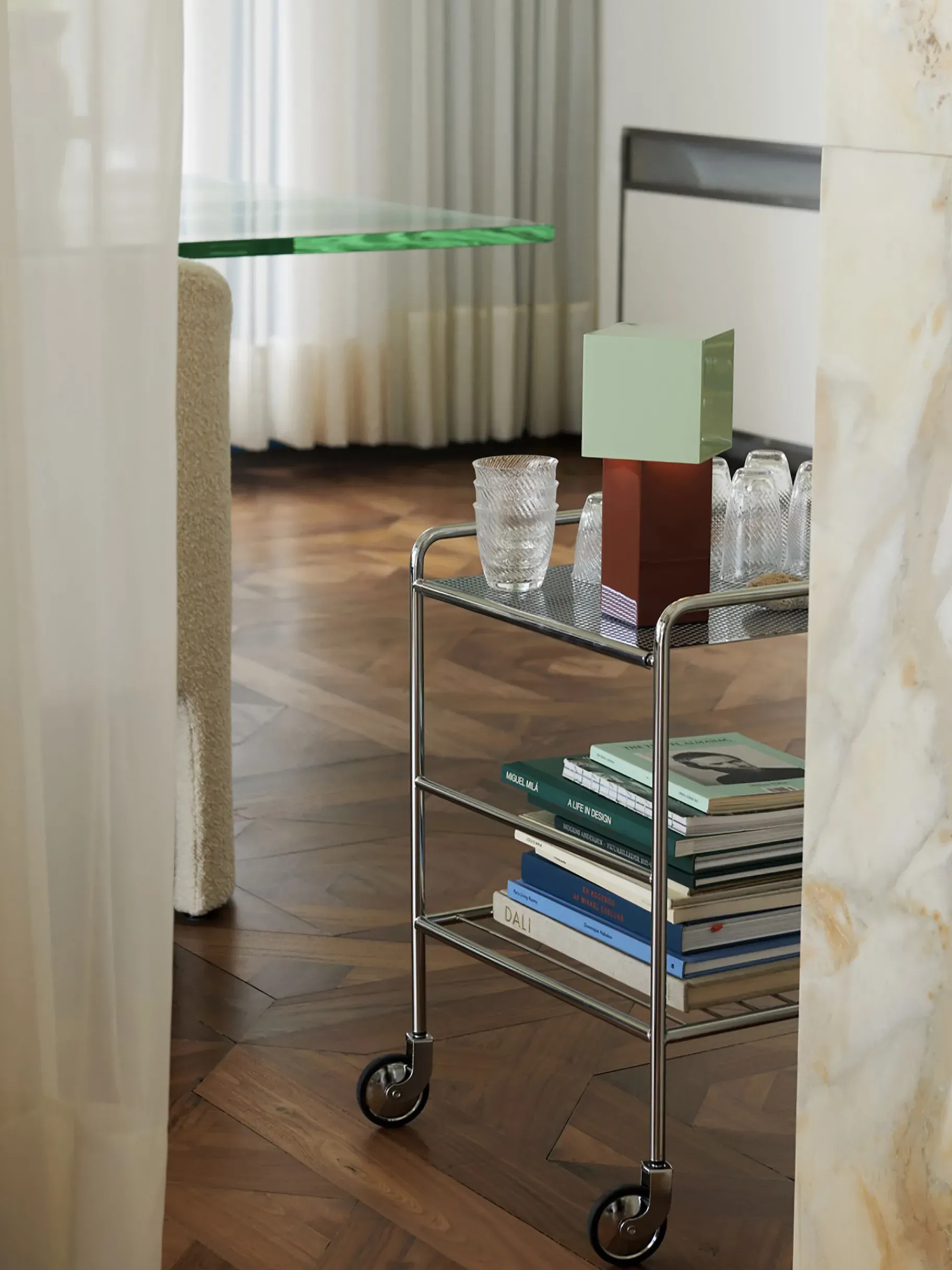 BENSIMON Lampes À Poser<Lampe de table sans fil rechargeable pivot atd7 ochre - &tradition MENTHE