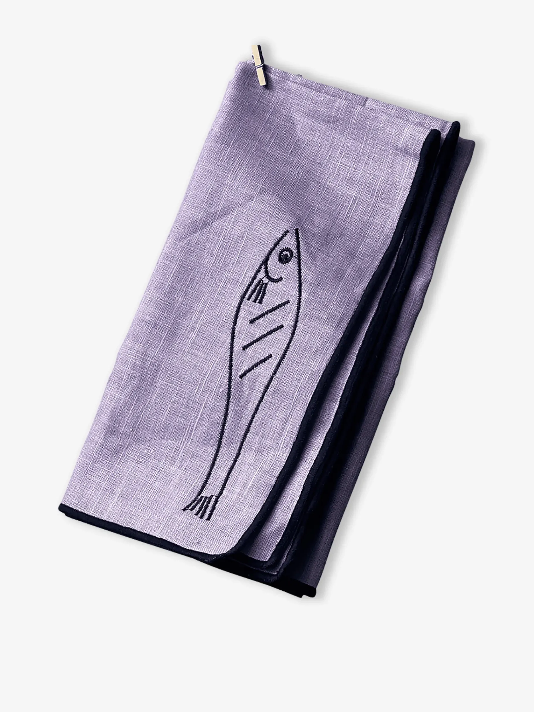 BENSIMON Linge De Maison<Lot de 2 serviettes fish - the eclectic lifestyle VIOLET
