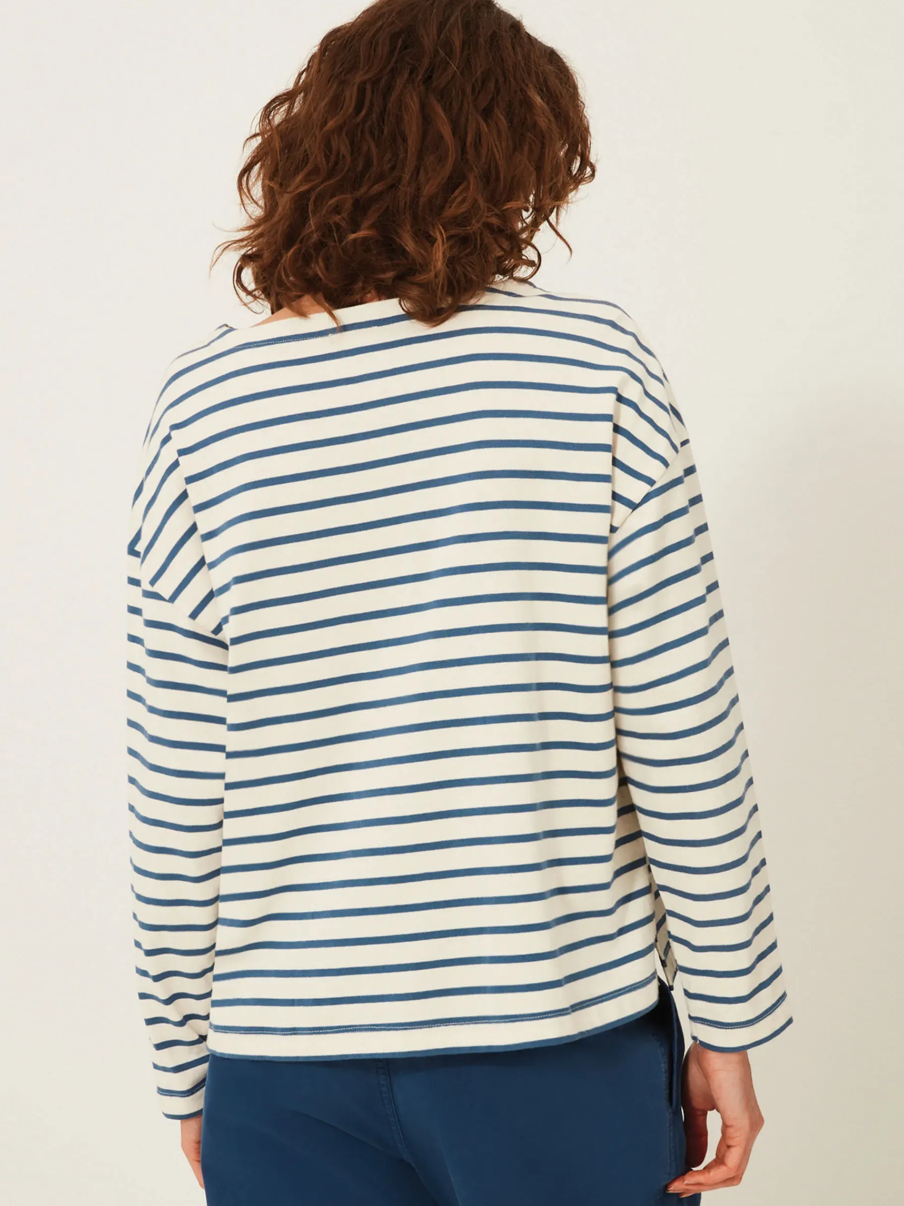 BENSIMON Tops & Chemises<Mariniere loick CREME/SAPHIR