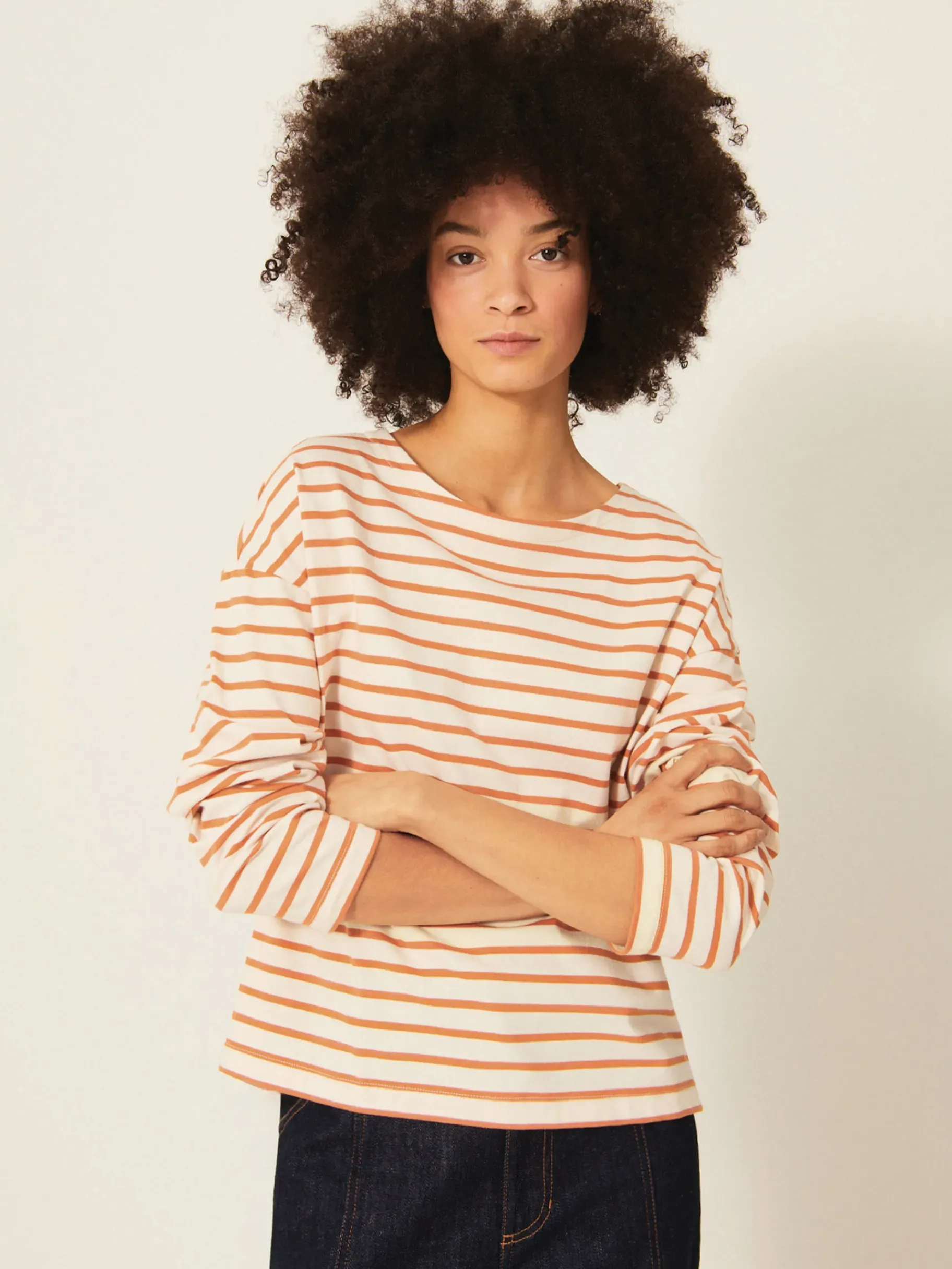 BENSIMON Tops & Chemises<Mariniere loick CREME/TERRACOTTA