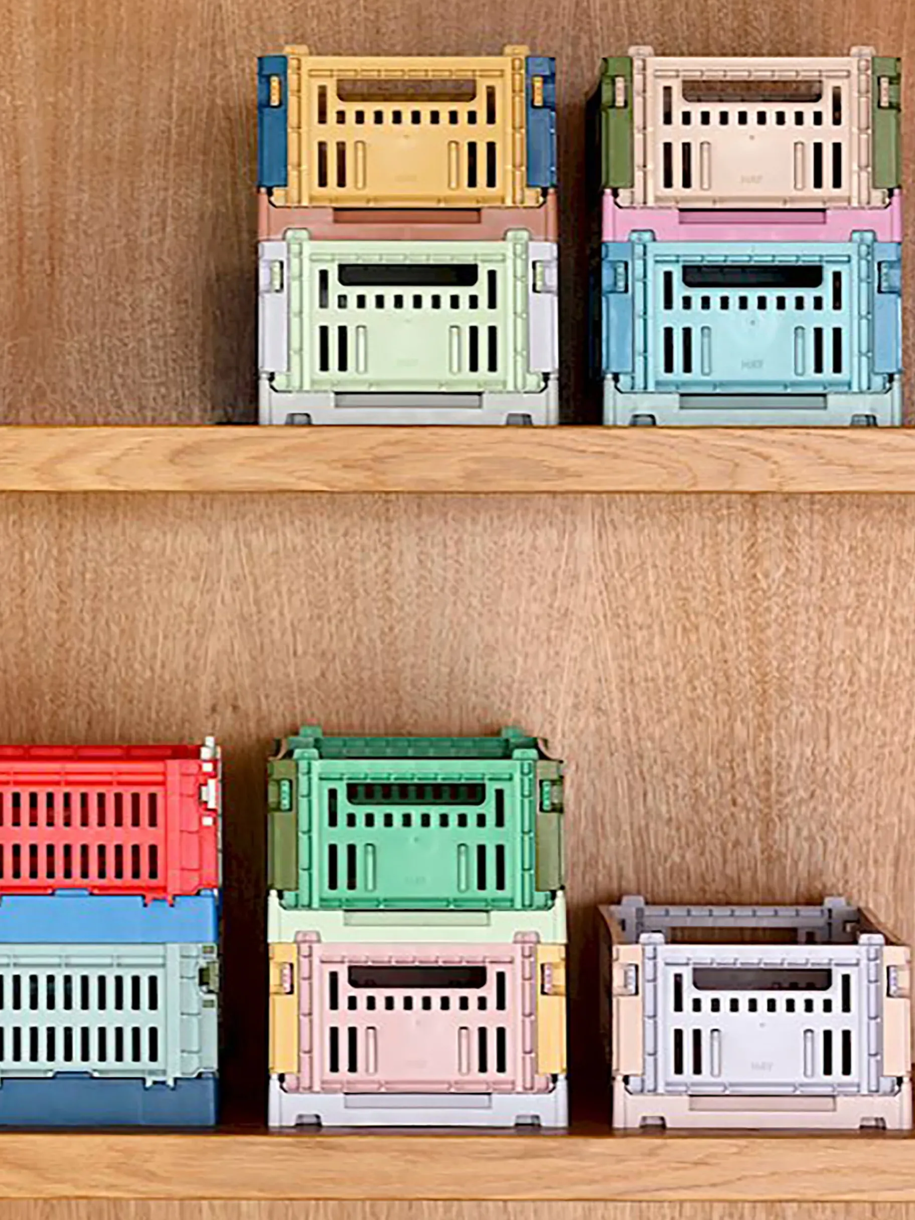 BENSIMON Paniers Et Caisses<Panier colour crate m polypropylene recycle - hay ROUGE