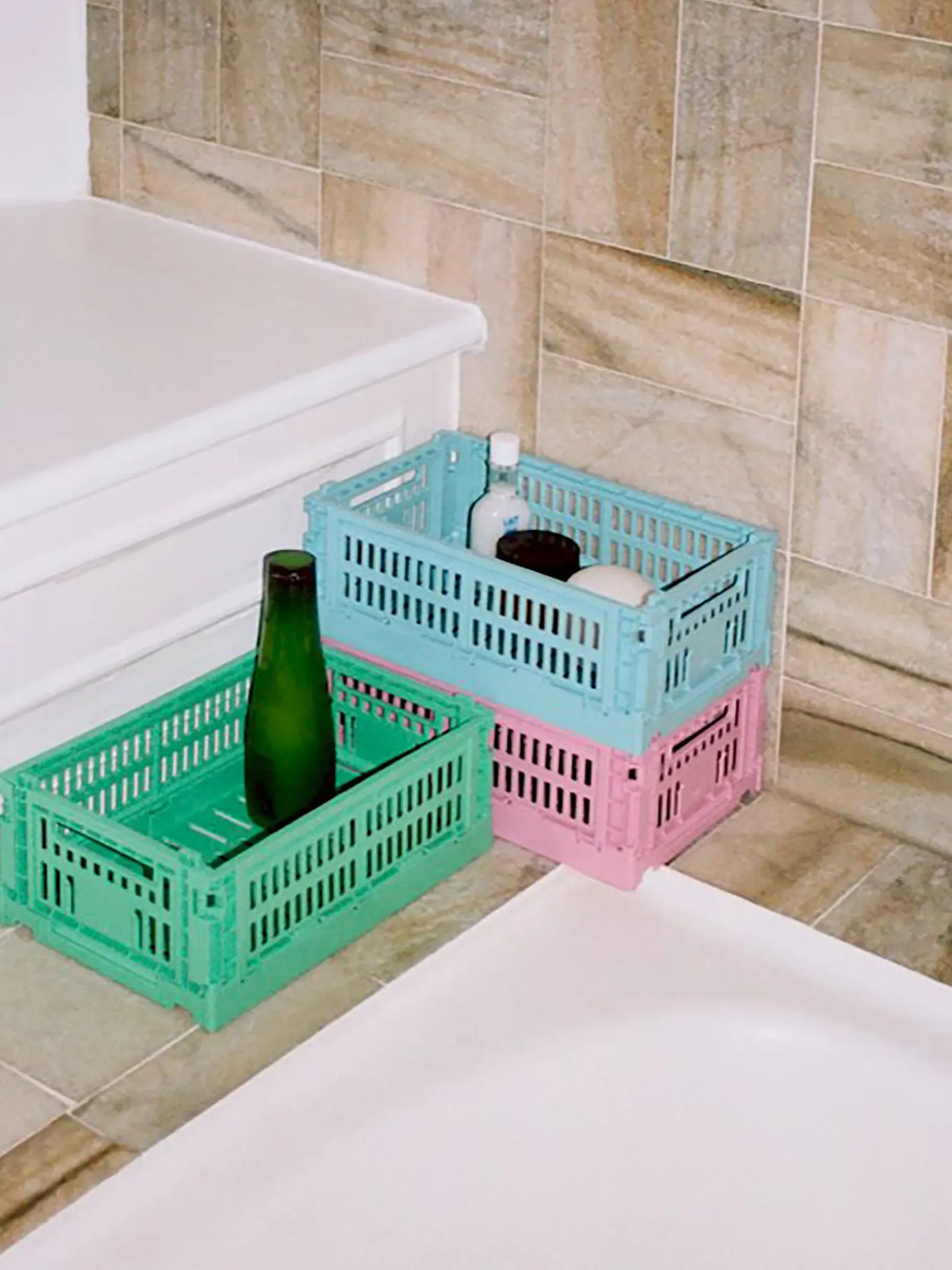 BENSIMON Paniers Et Caisses<Panier colour crate m polypropylene recycle electrique - hay BLEU