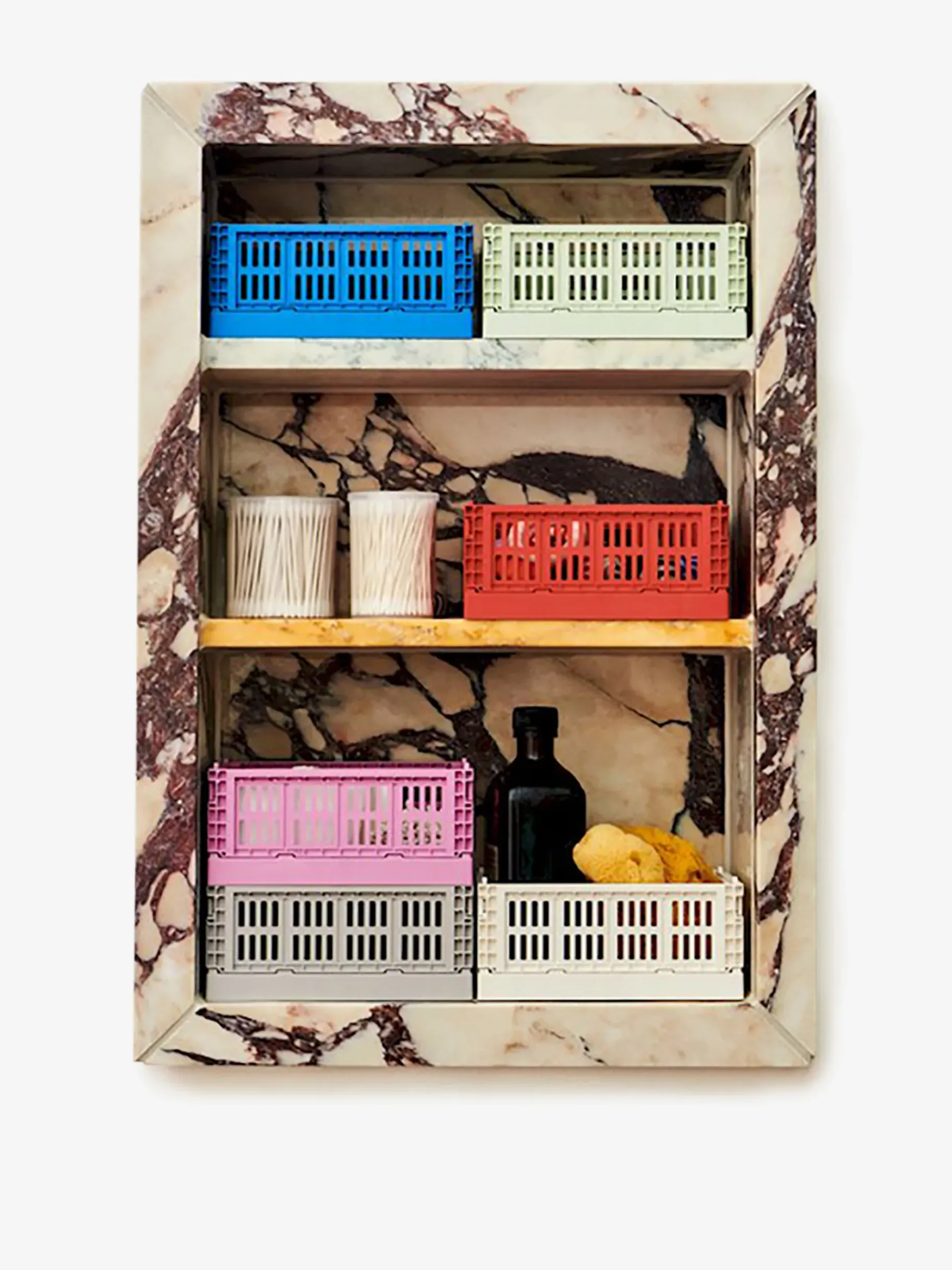 BENSIMON Paniers Et Caisses<Panier colour crate m polypropylene recycle electrique - hay BLEU