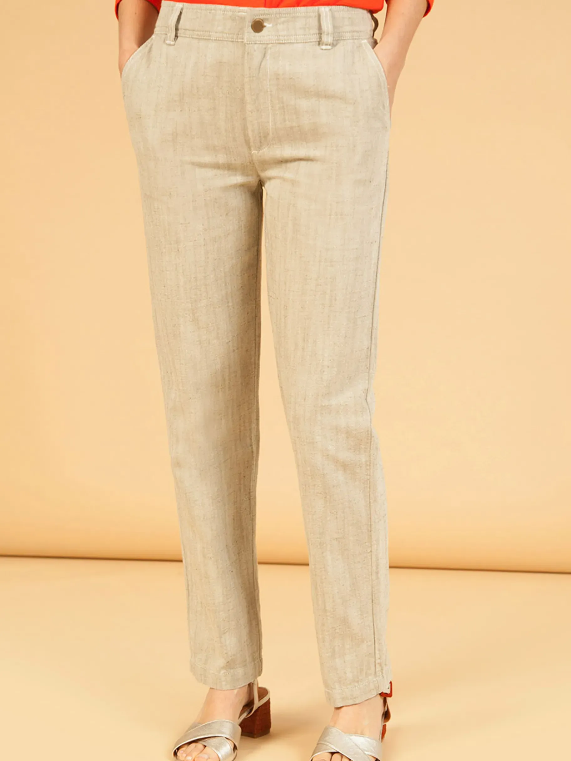 BENSIMON Pantalons<Pantalon bartold KAKI