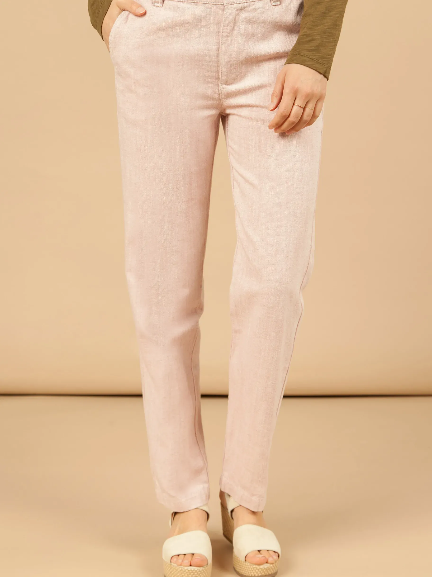 BENSIMON Pantalons<Pantalon bartold ROSE LEGER