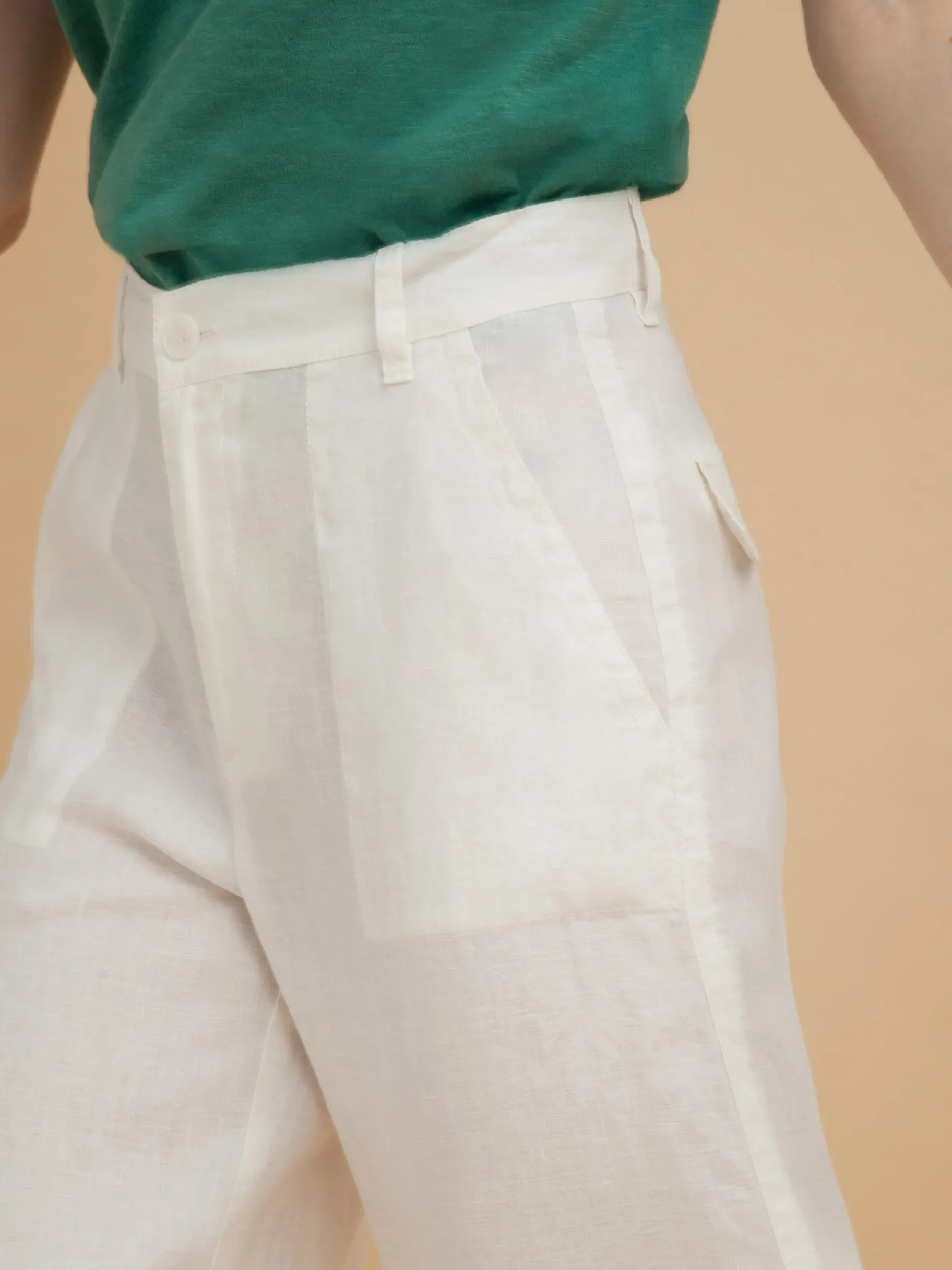 BENSIMON Pantalons<Pantalon benjamin ECRU