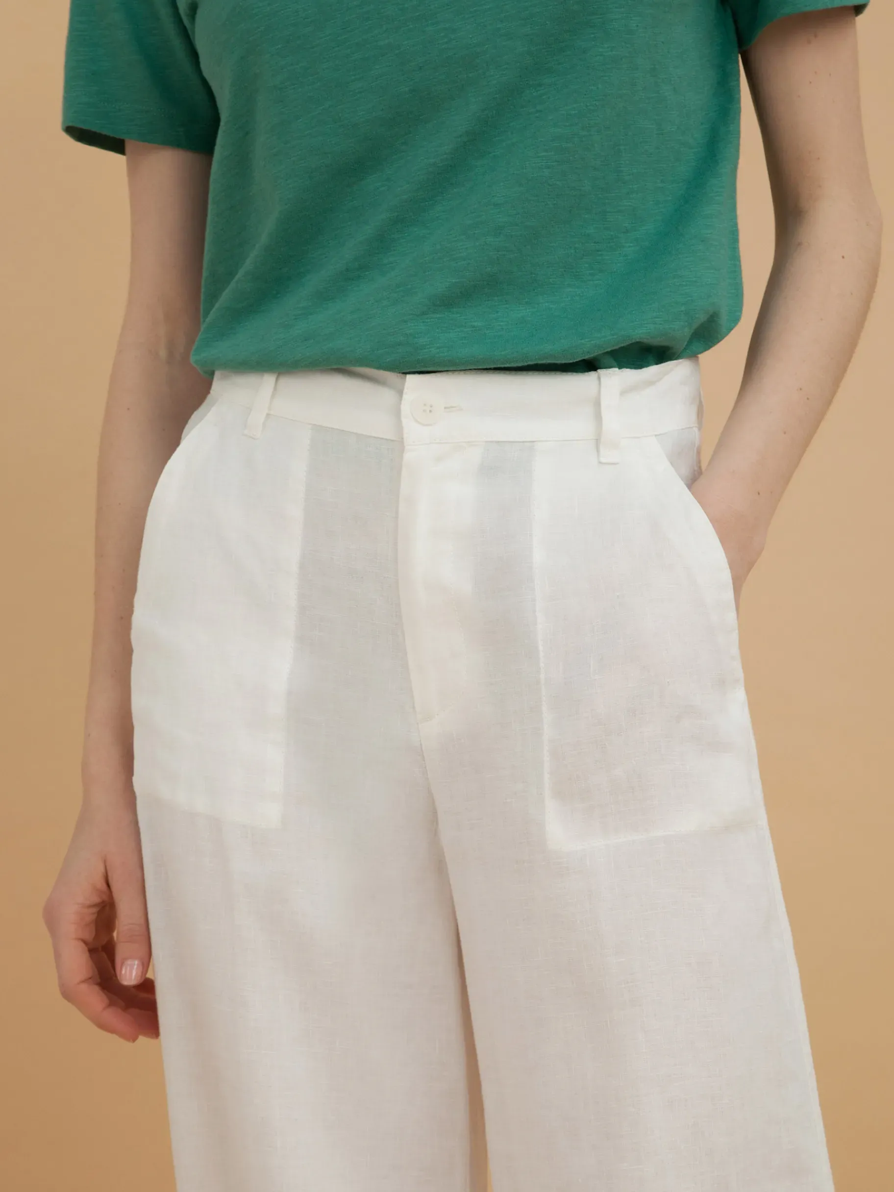 BENSIMON Pantalons<Pantalon benjamin ECRU