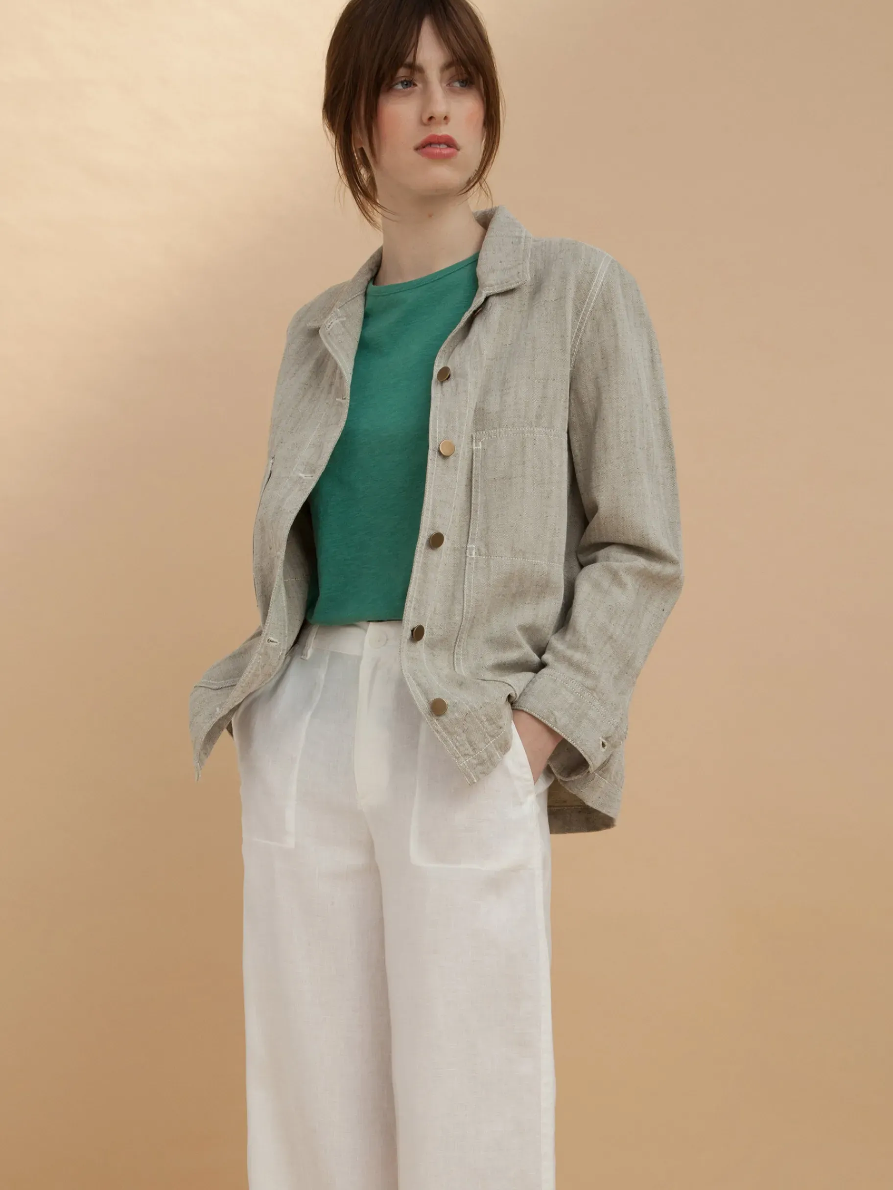 BENSIMON Pantalons<Pantalon benjamin ECRU