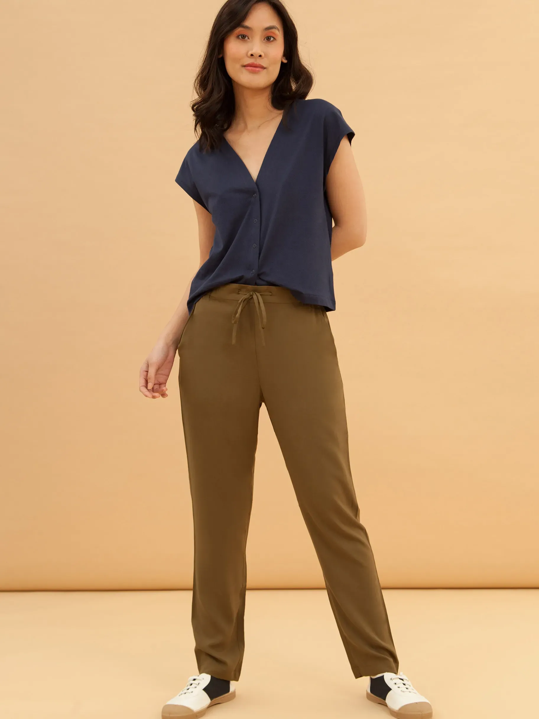 BENSIMON Pantalons<Pantalon bou KAKI