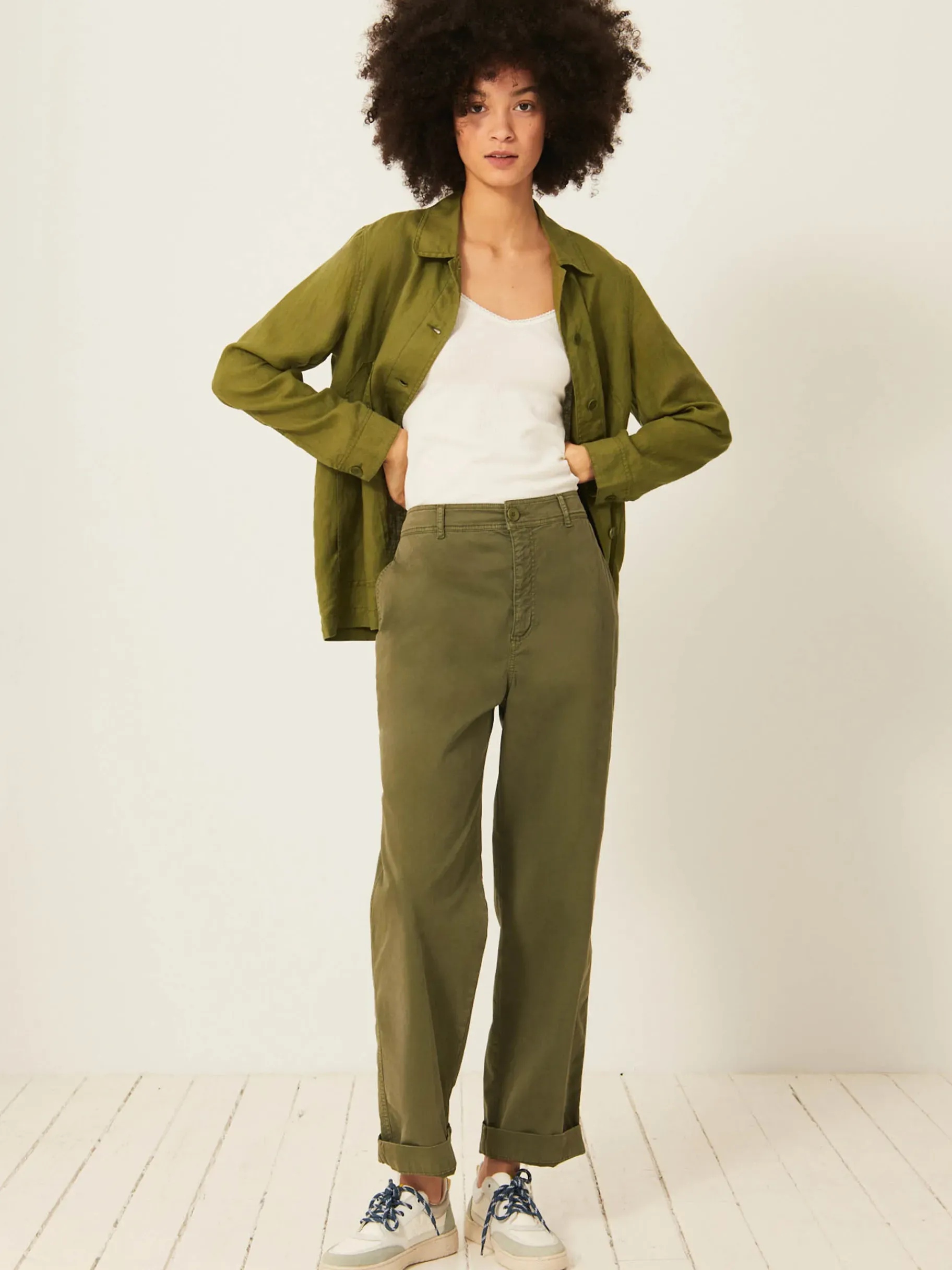 BENSIMON Pantalons<Pantalon chino KAKI