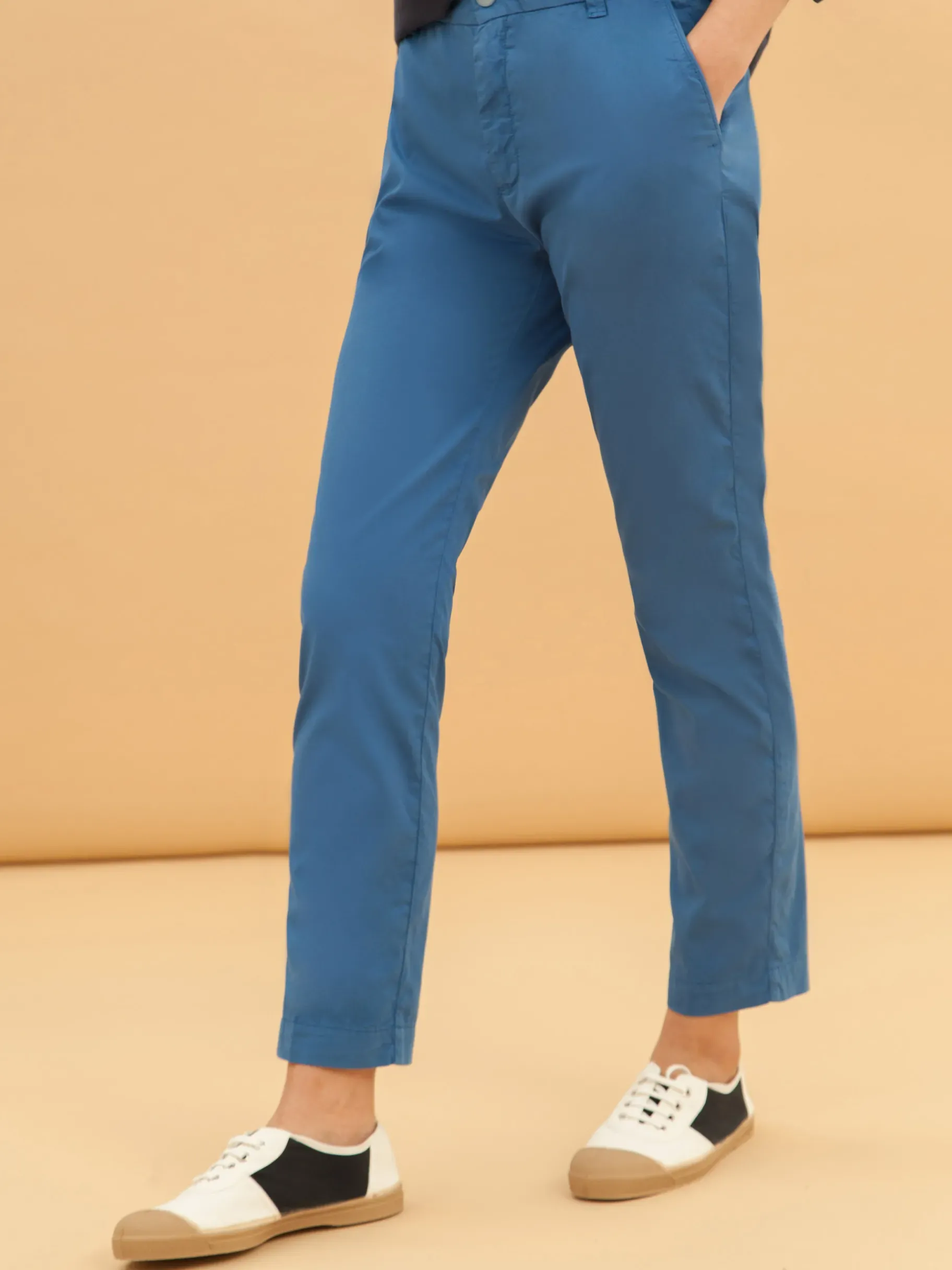 BENSIMON Pantalons<Pantalon chinoso BLEU
