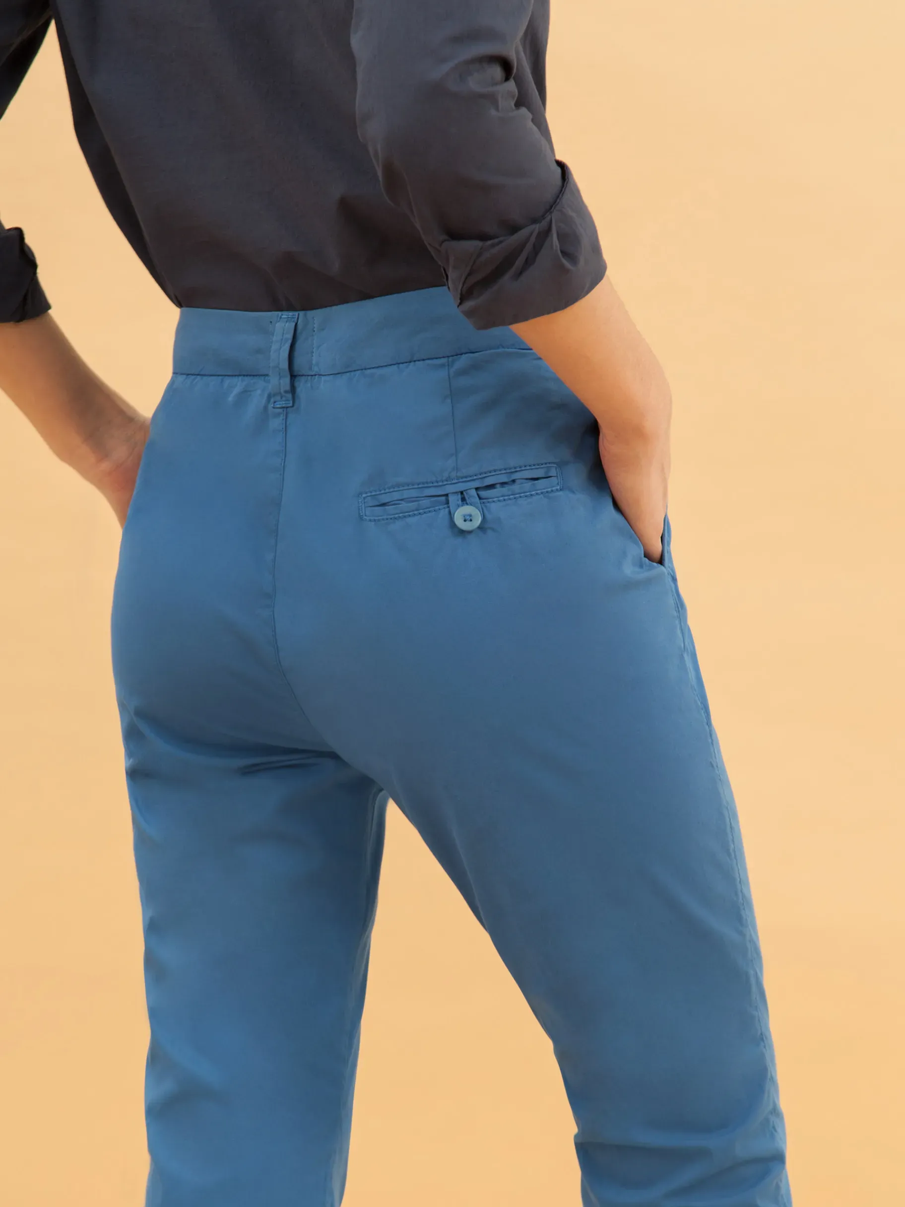 BENSIMON Pantalons<Pantalon chinoso BLEU
