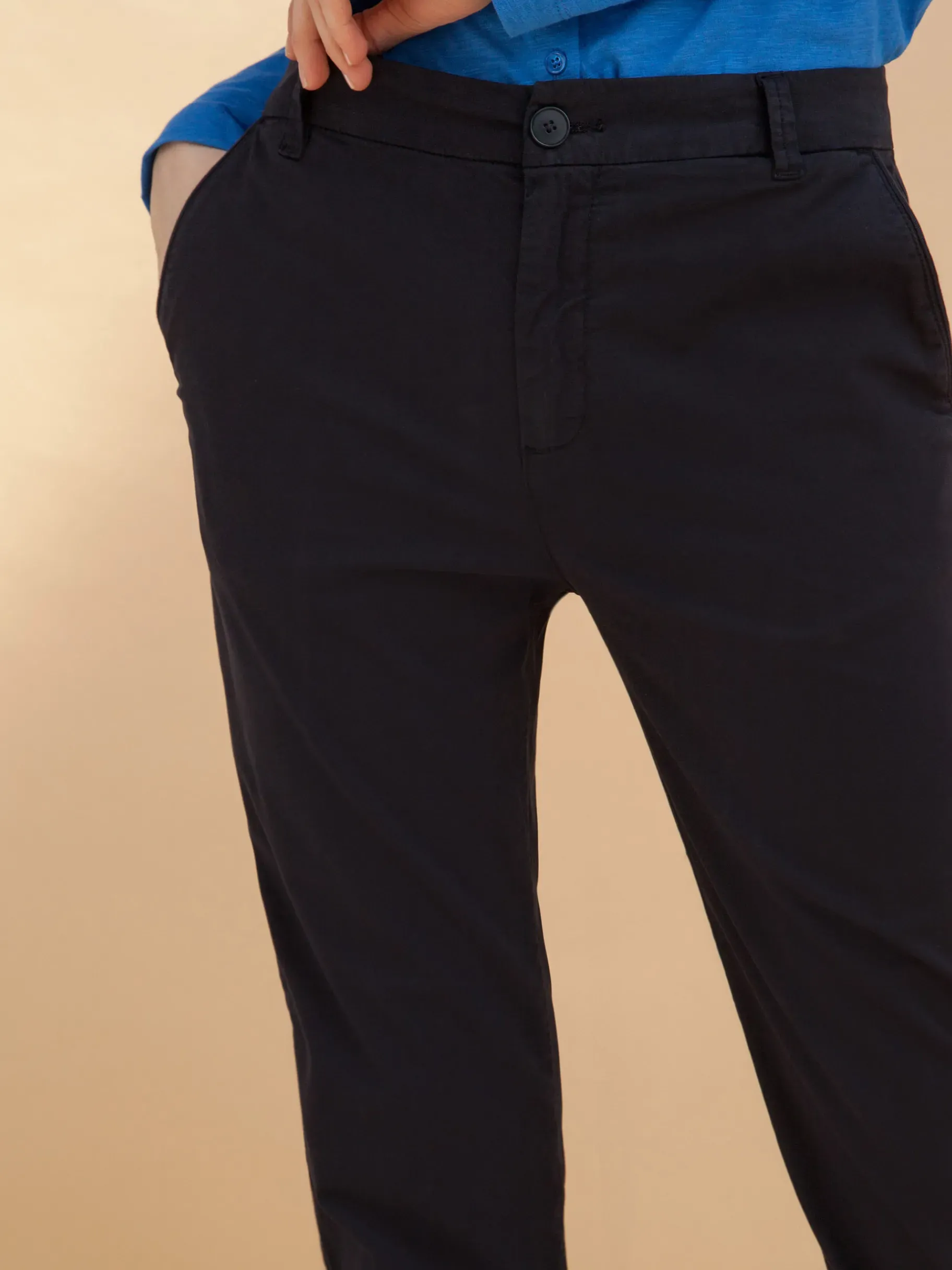 BENSIMON Pantalons<Pantalon chinoso MARINE