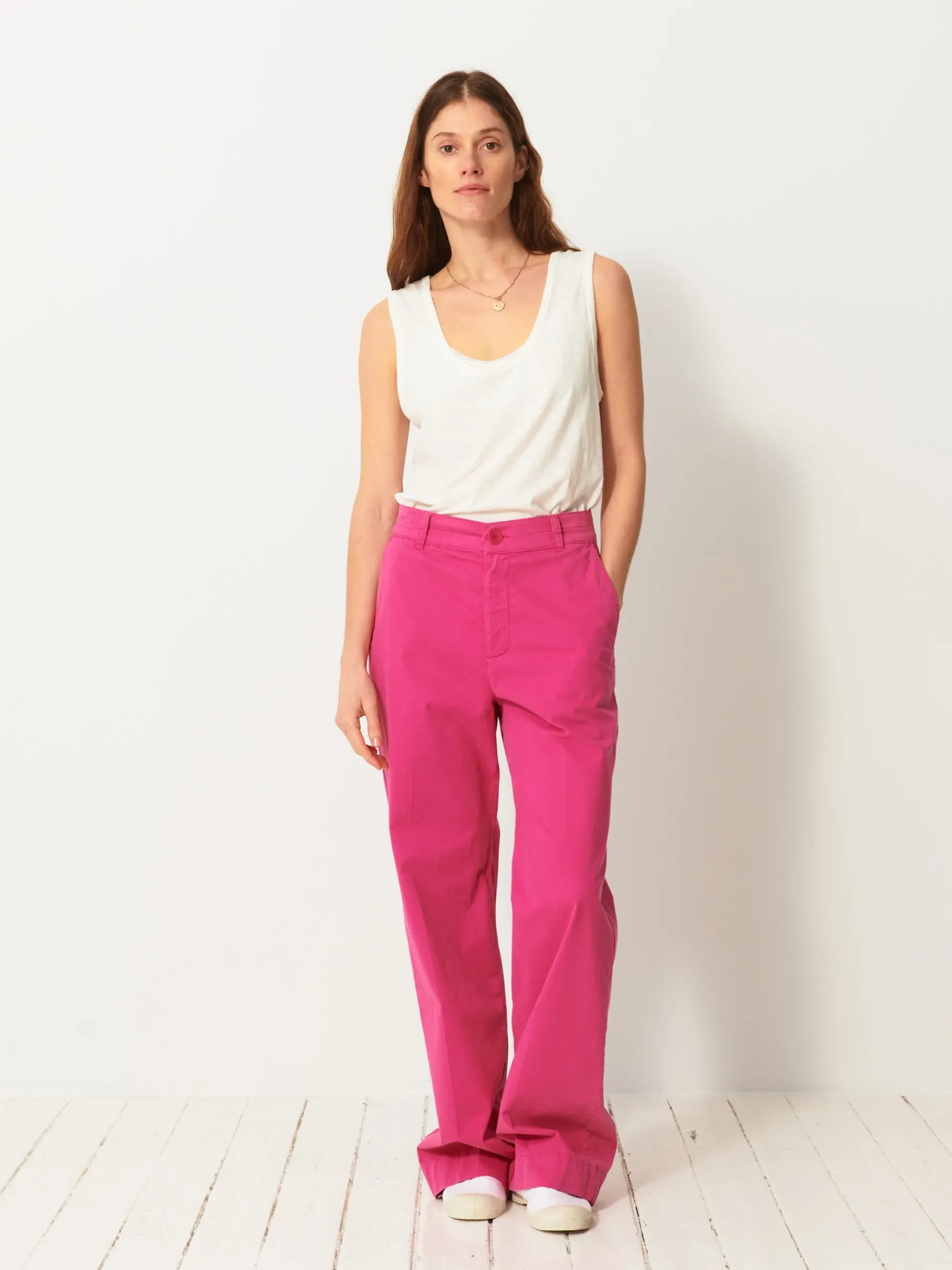 BENSIMON Pantalons<Pantalon dama FUSHIA